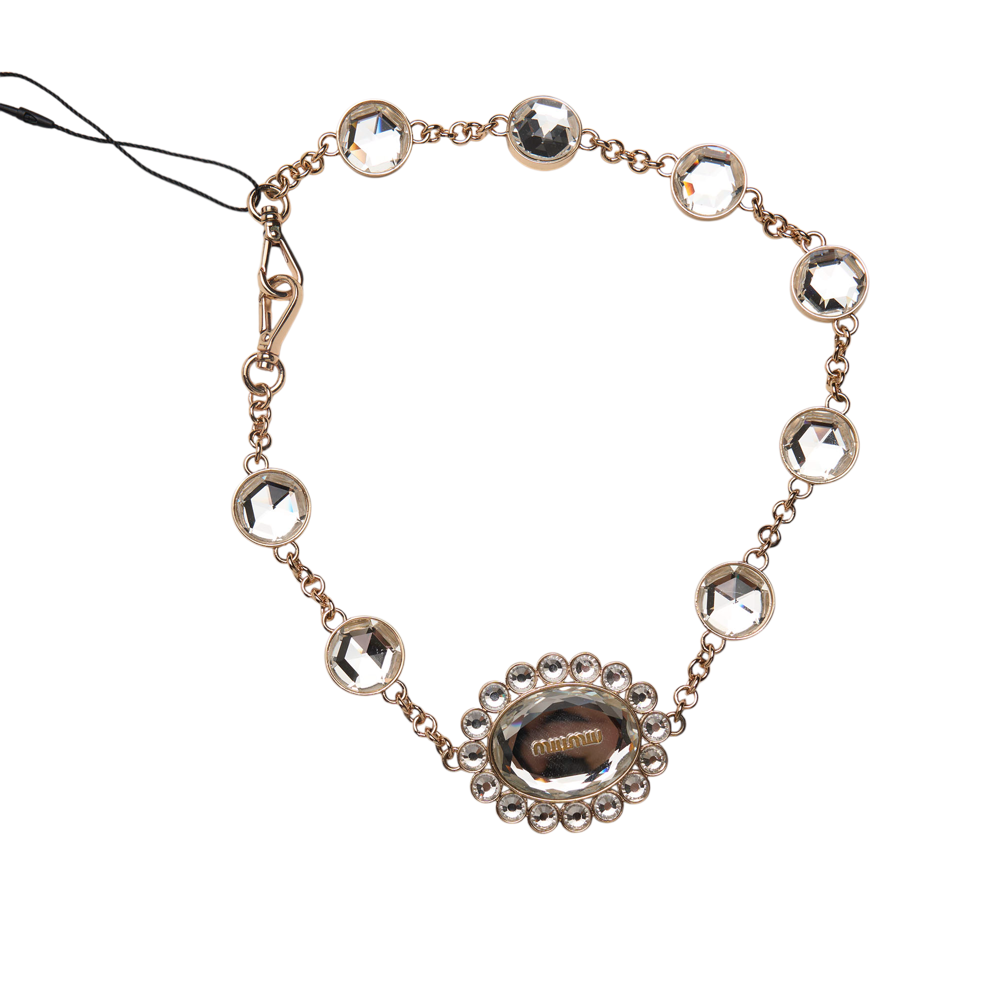 miu miu jeweled necklace
