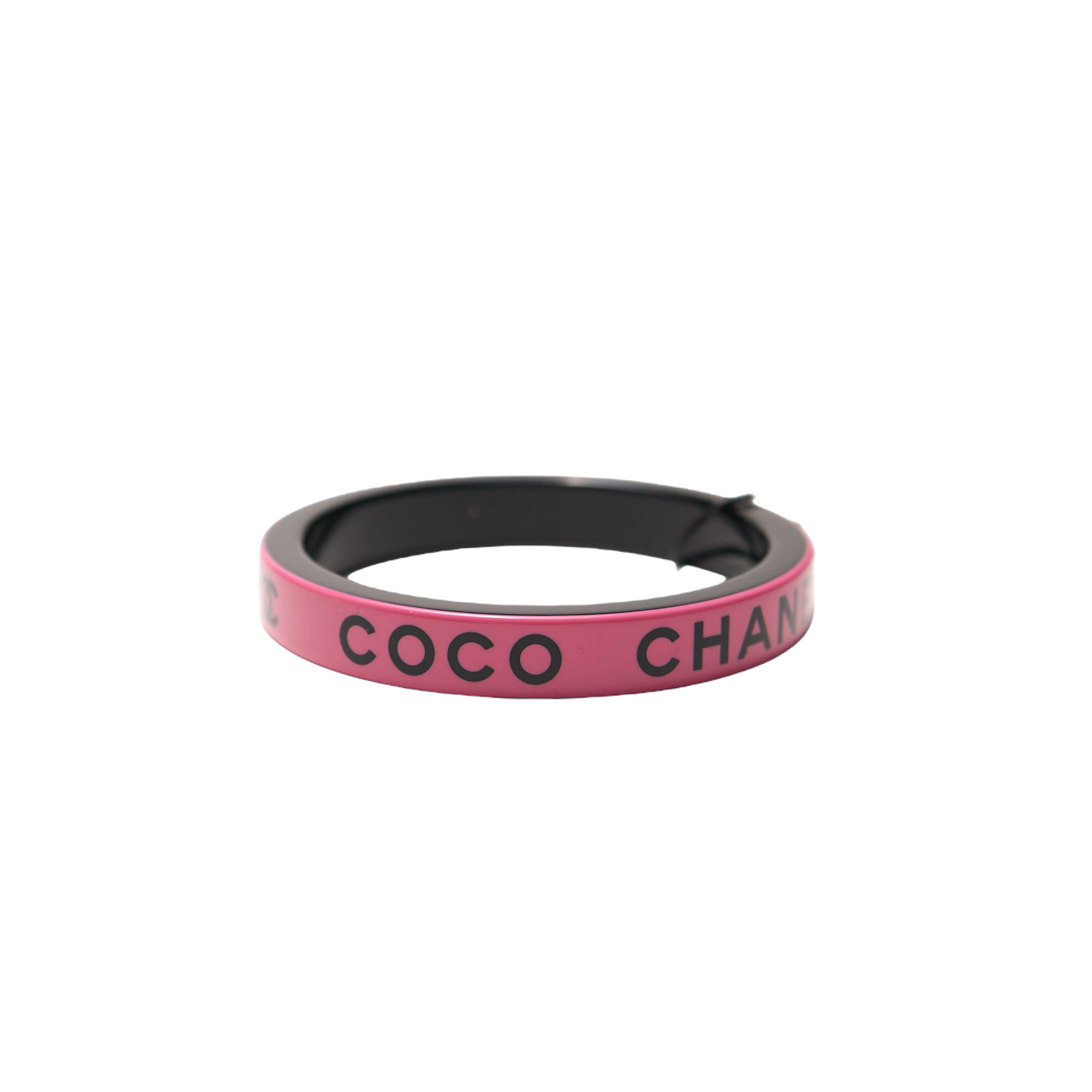 chanel 2022 pink cuff bracelet