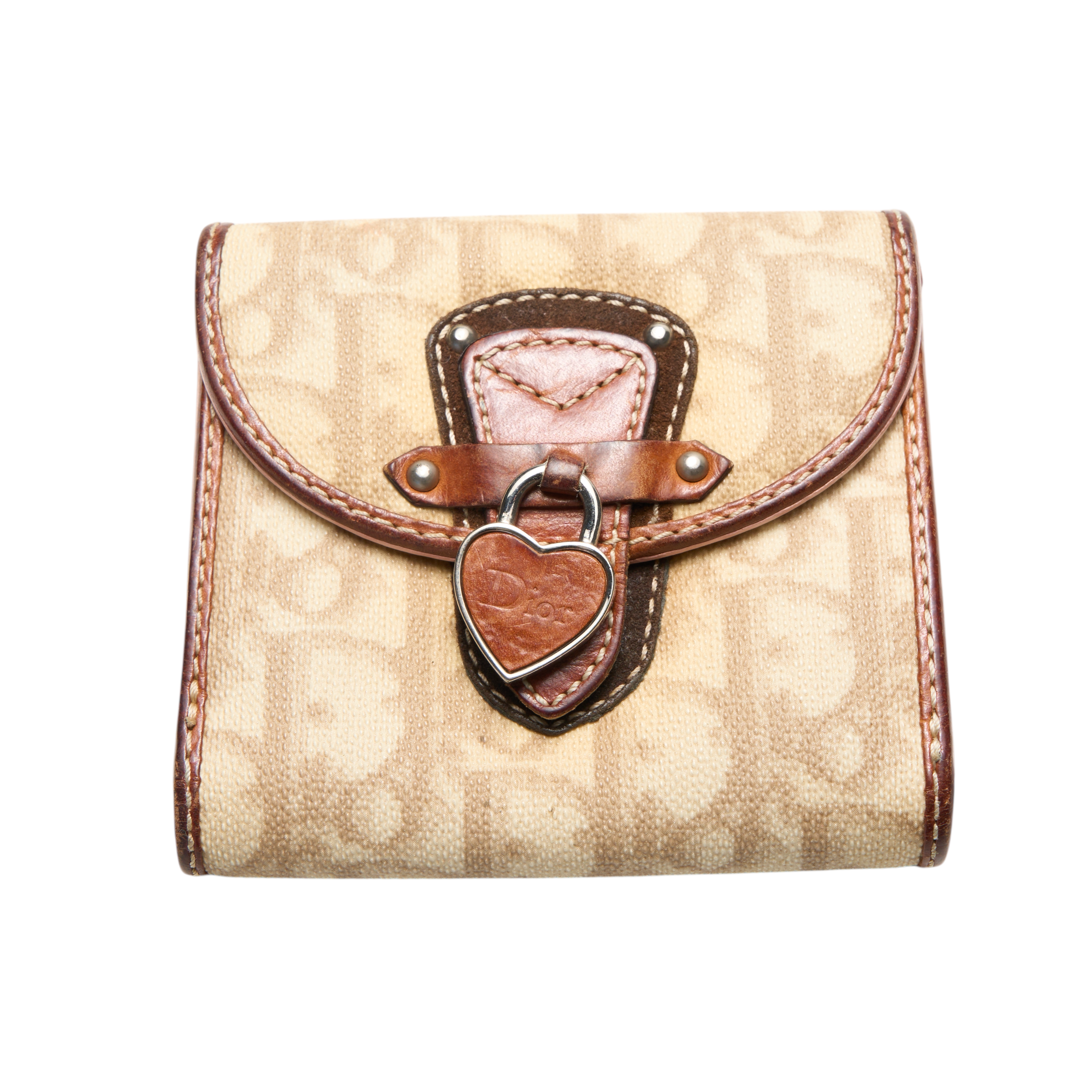 christian dior 2000s heart locket wallet – hachi archive