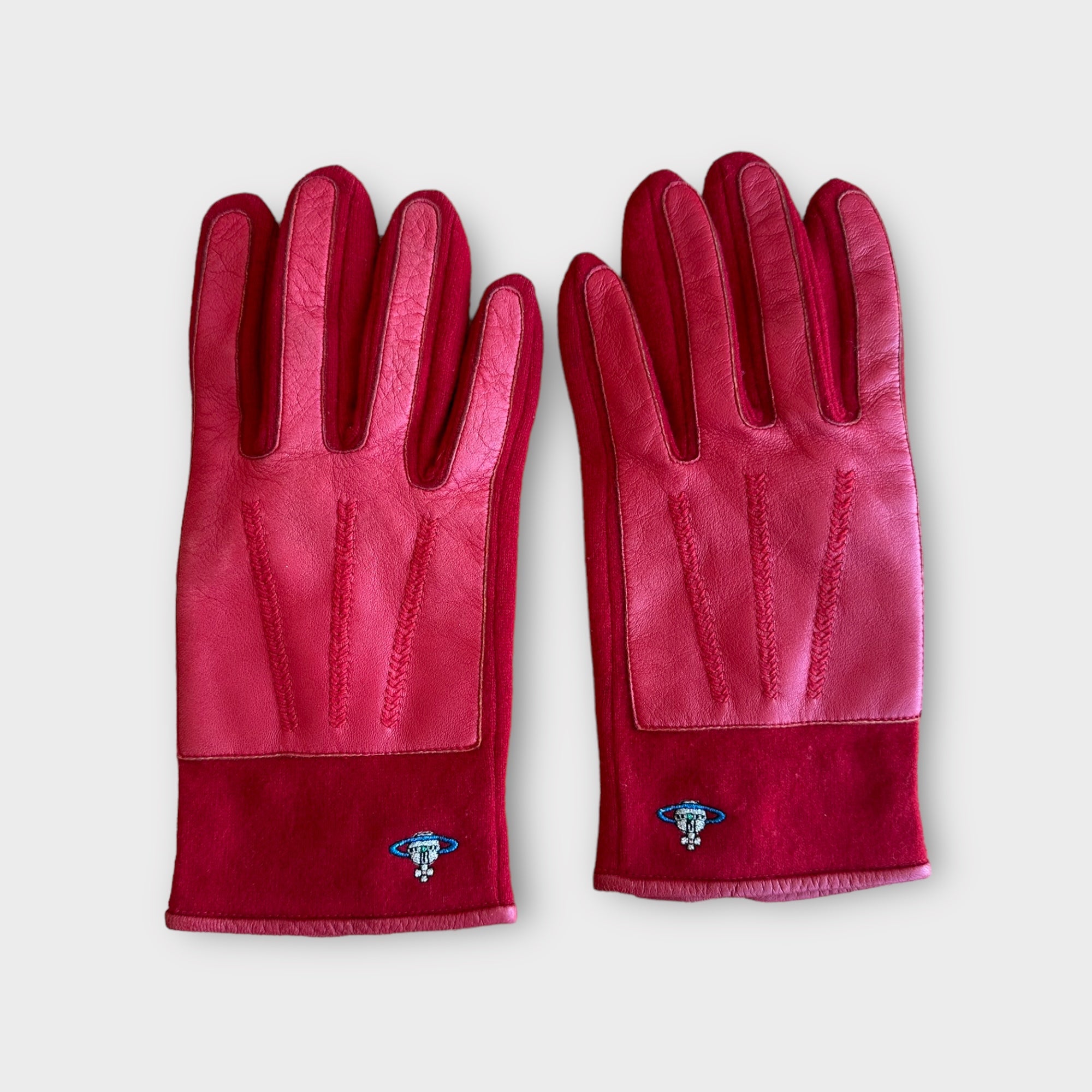 vivienne westwood red leather gloves – hachi archive
