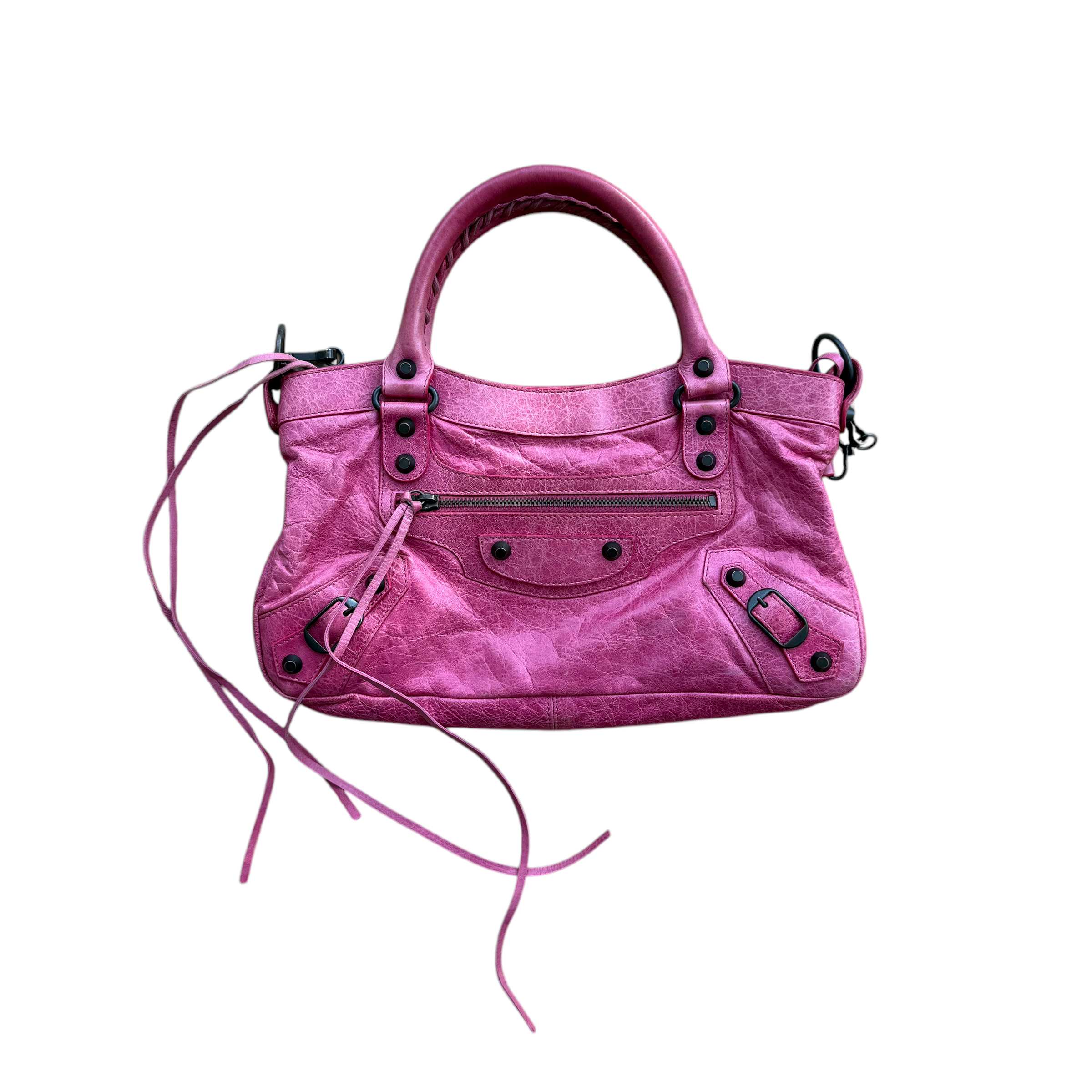 ARMY　バレンシアガ BALENCIAGA ピンク BALENCIAGA Neo Cagole Shoulder Handbag Pink Leather 751521 | eBay