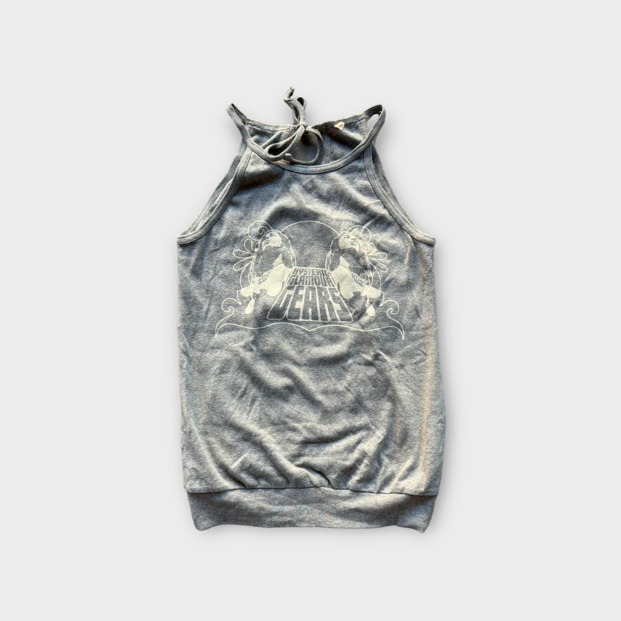 ■ HYSTERIC GLAMOUR 00s Y2K タンクトップ 48174* HYSTERIC GLAMOURブラック タンクトップ hysteric glamour early 2000s