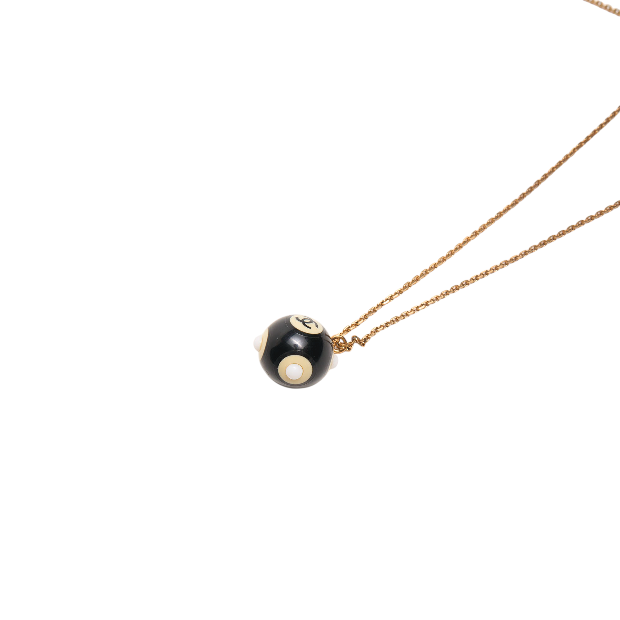 chanel 8 ball necklace