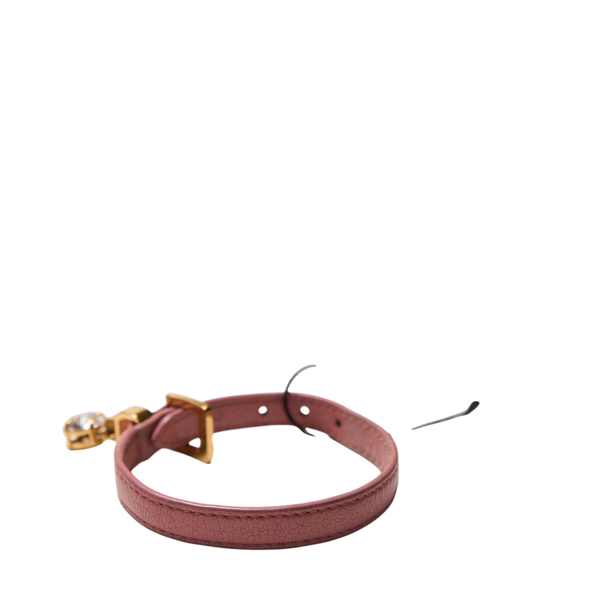 miu miu pink heart bracelet