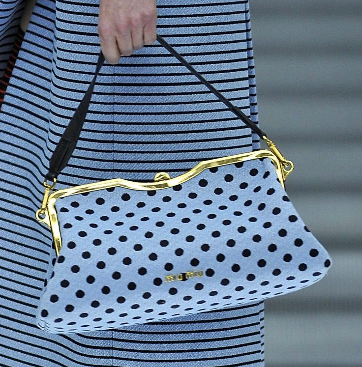 miu miu blue shoulder bag – hachi archive