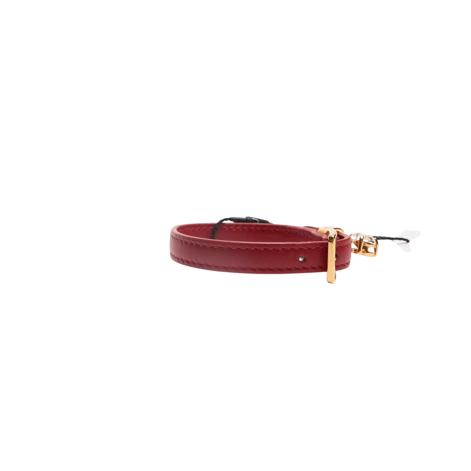 miu miu red heart bracelet