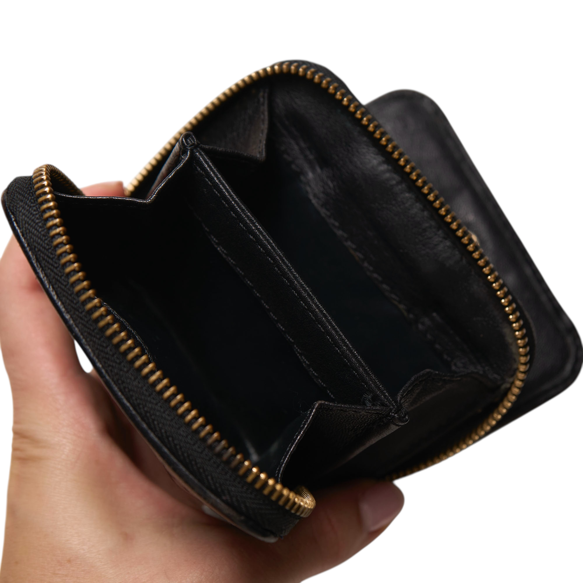 chloé 2000s black wallet