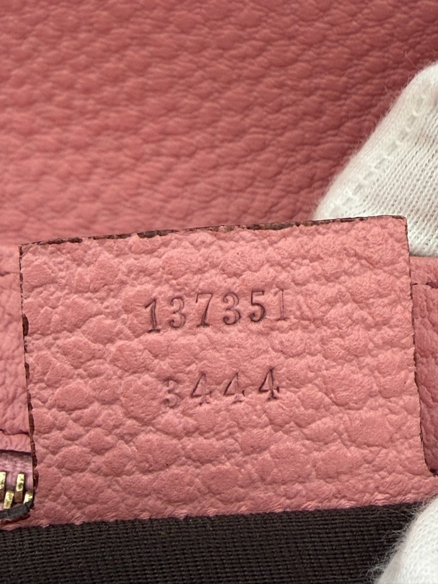 gucci 2000s pink bamboo bag