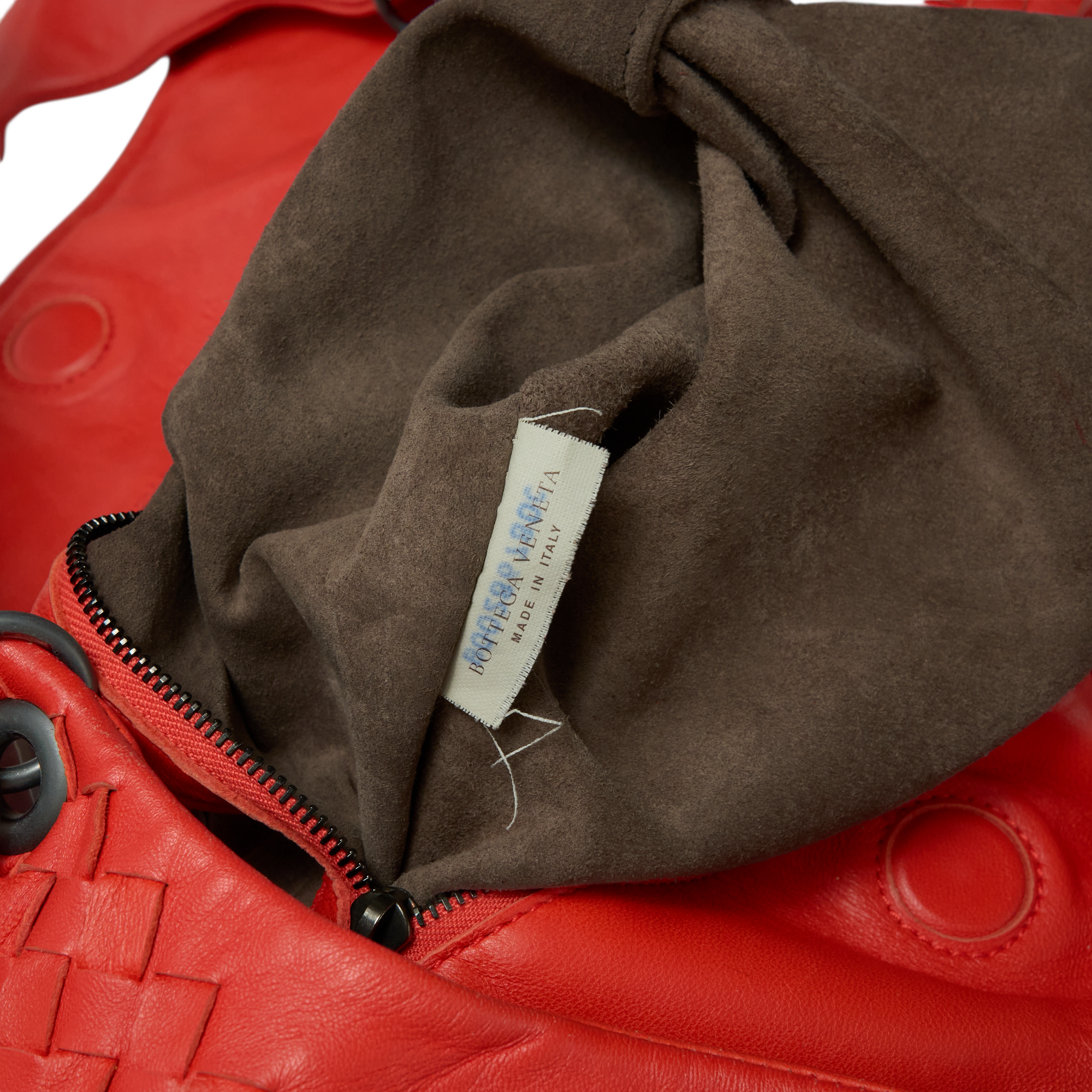 bottega veneta 2000s red hobo bag