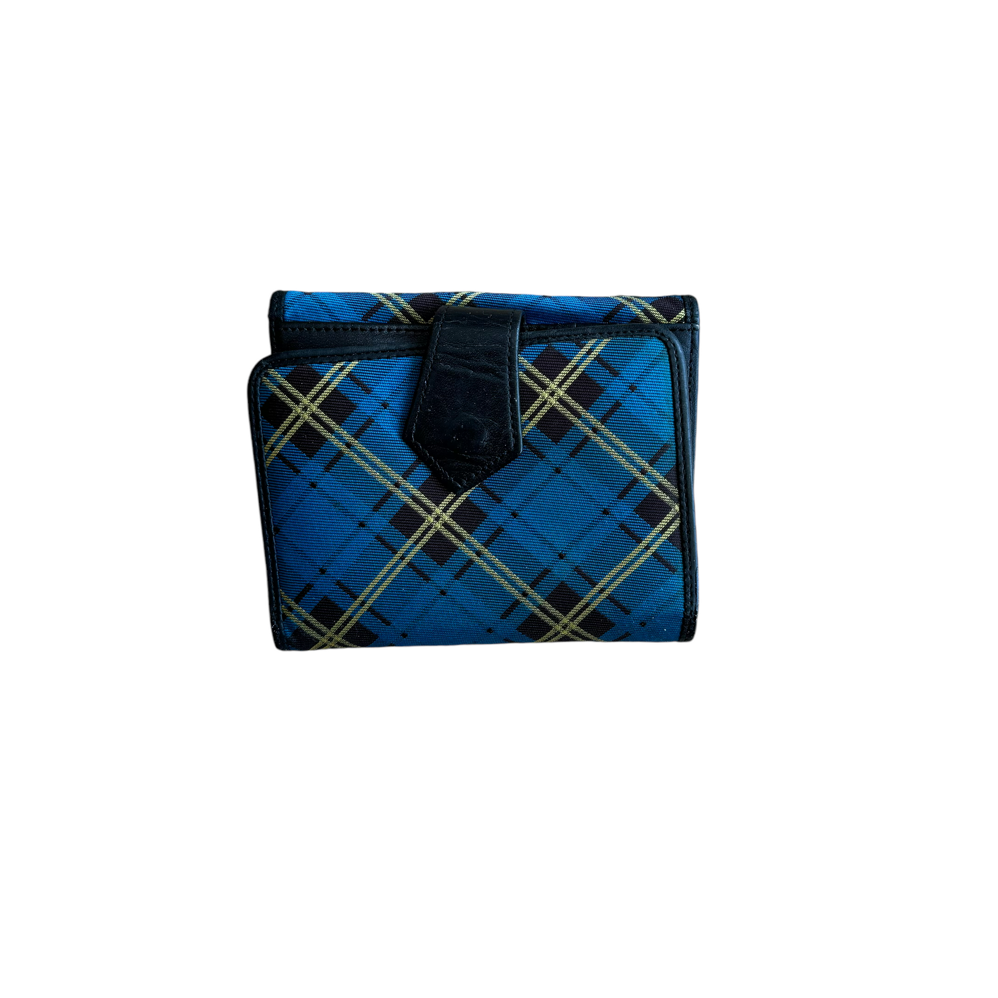 vivienne westwood blue plaid wallet