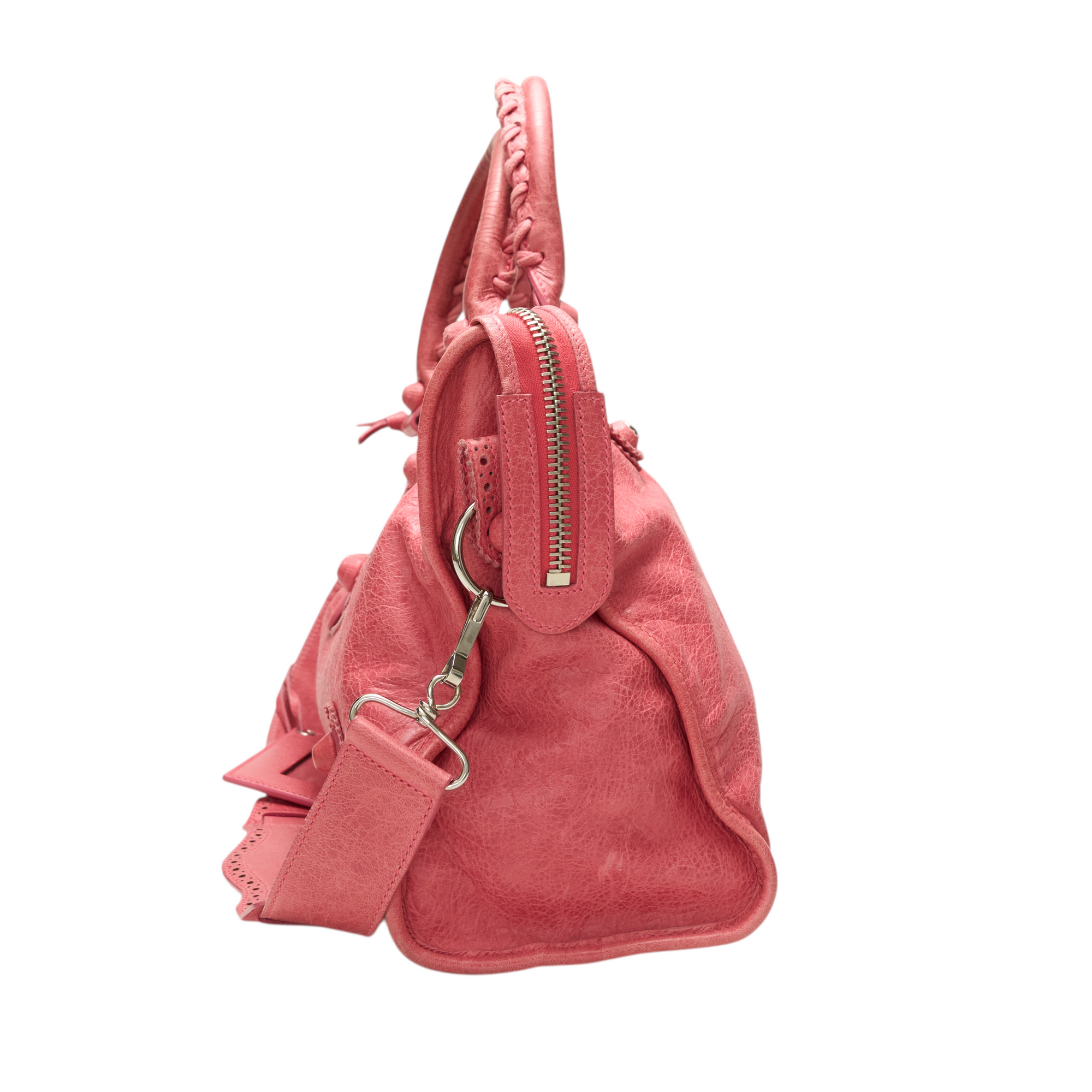balenciaga 2012 hot pink city bag