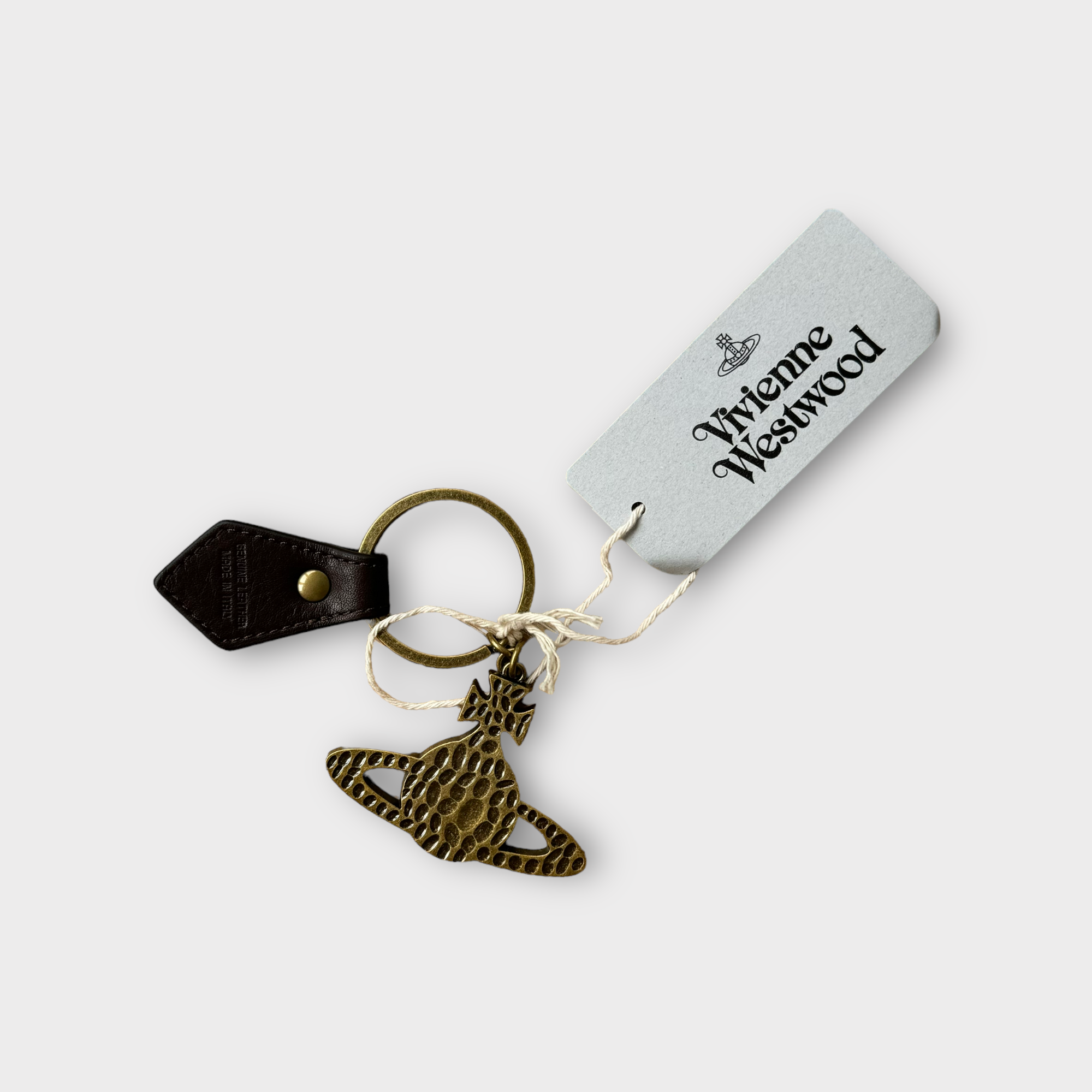 vivienne westwood gold orb keychain