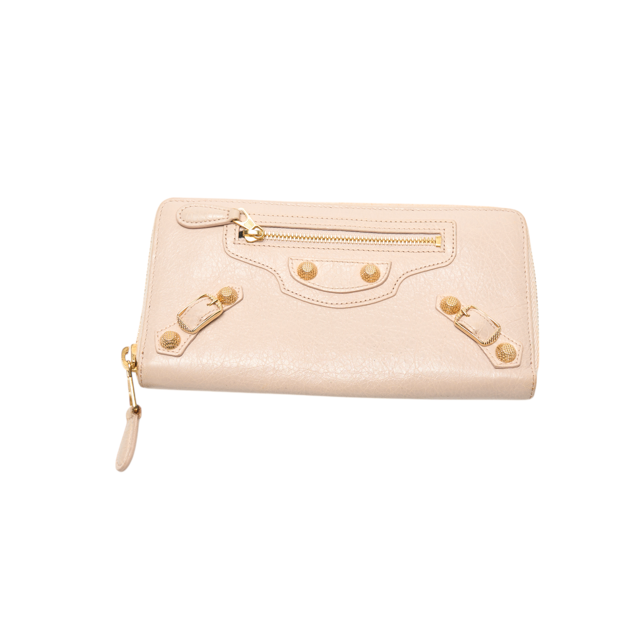 balenciaga 2000s cream city wallet