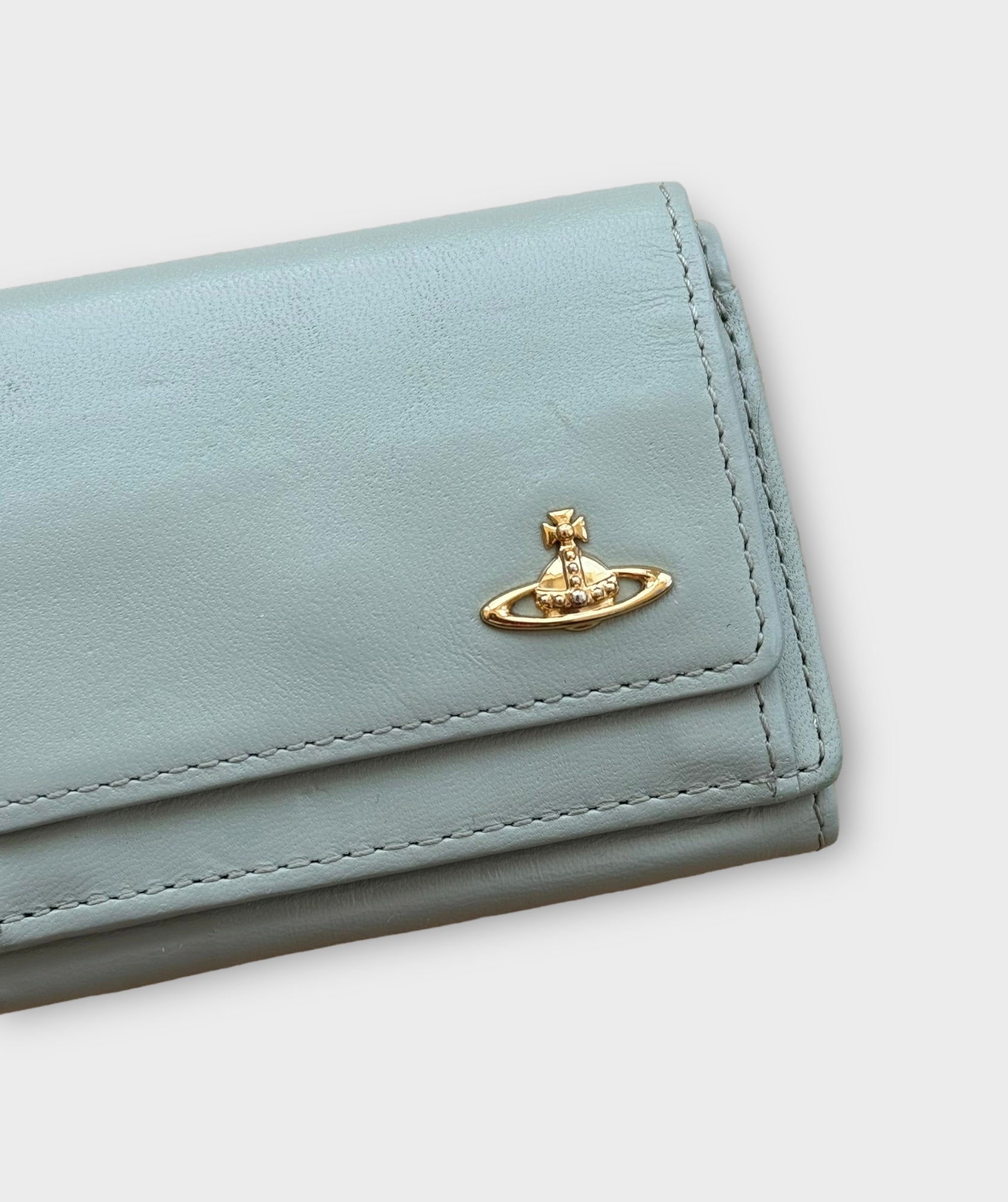 vivienne westwood light blue wallet