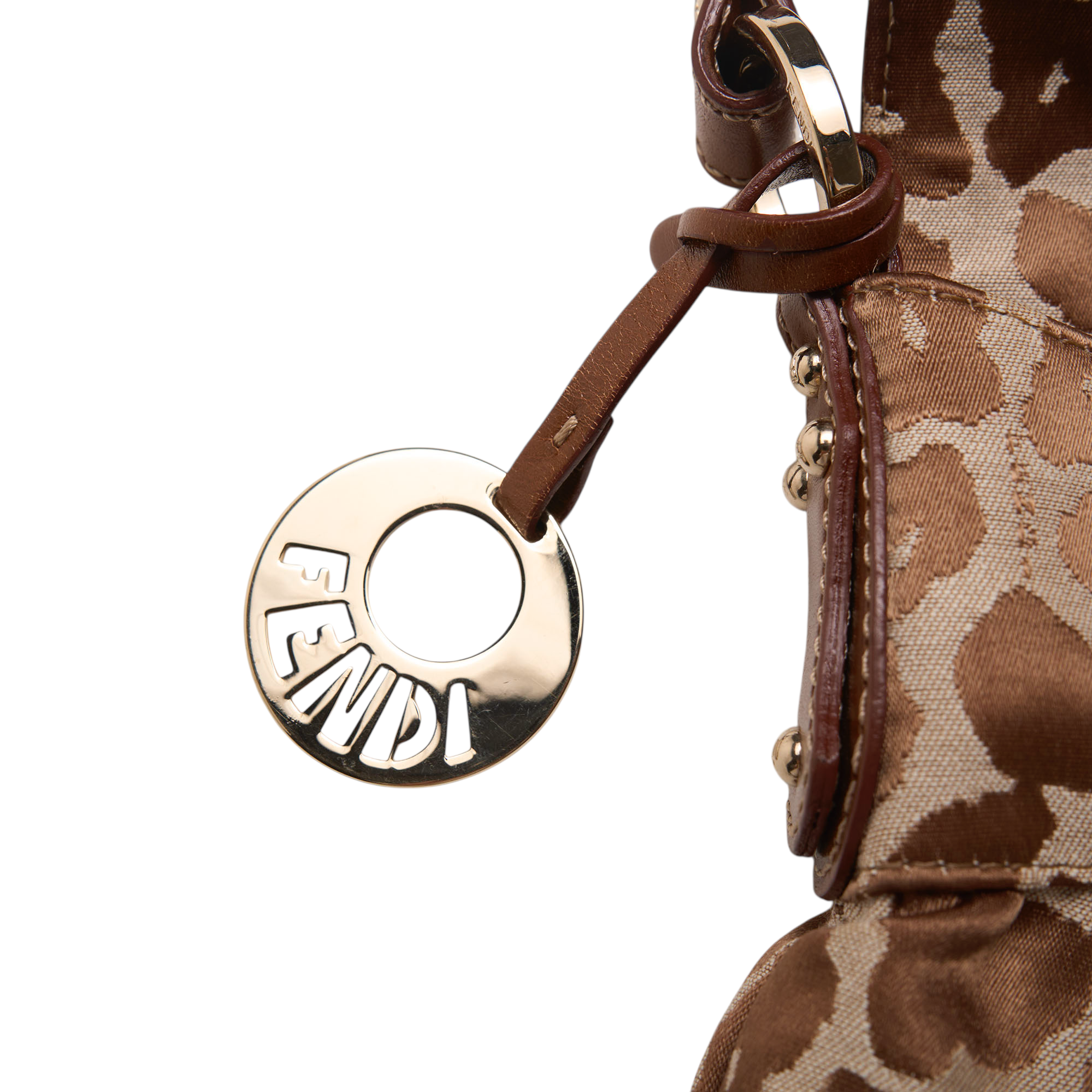 fendi 2000s leopard chef bag