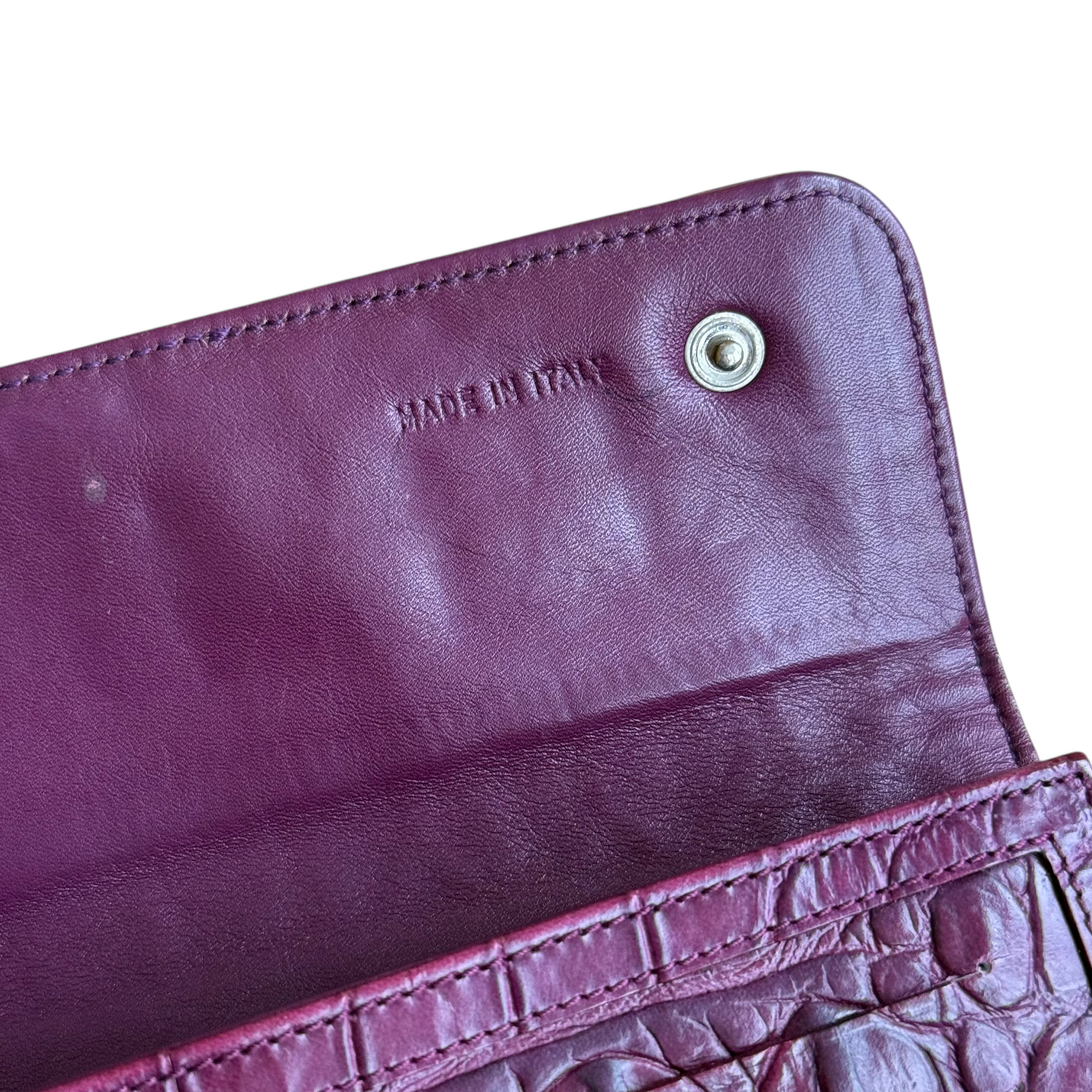 miu miu purple long wallet