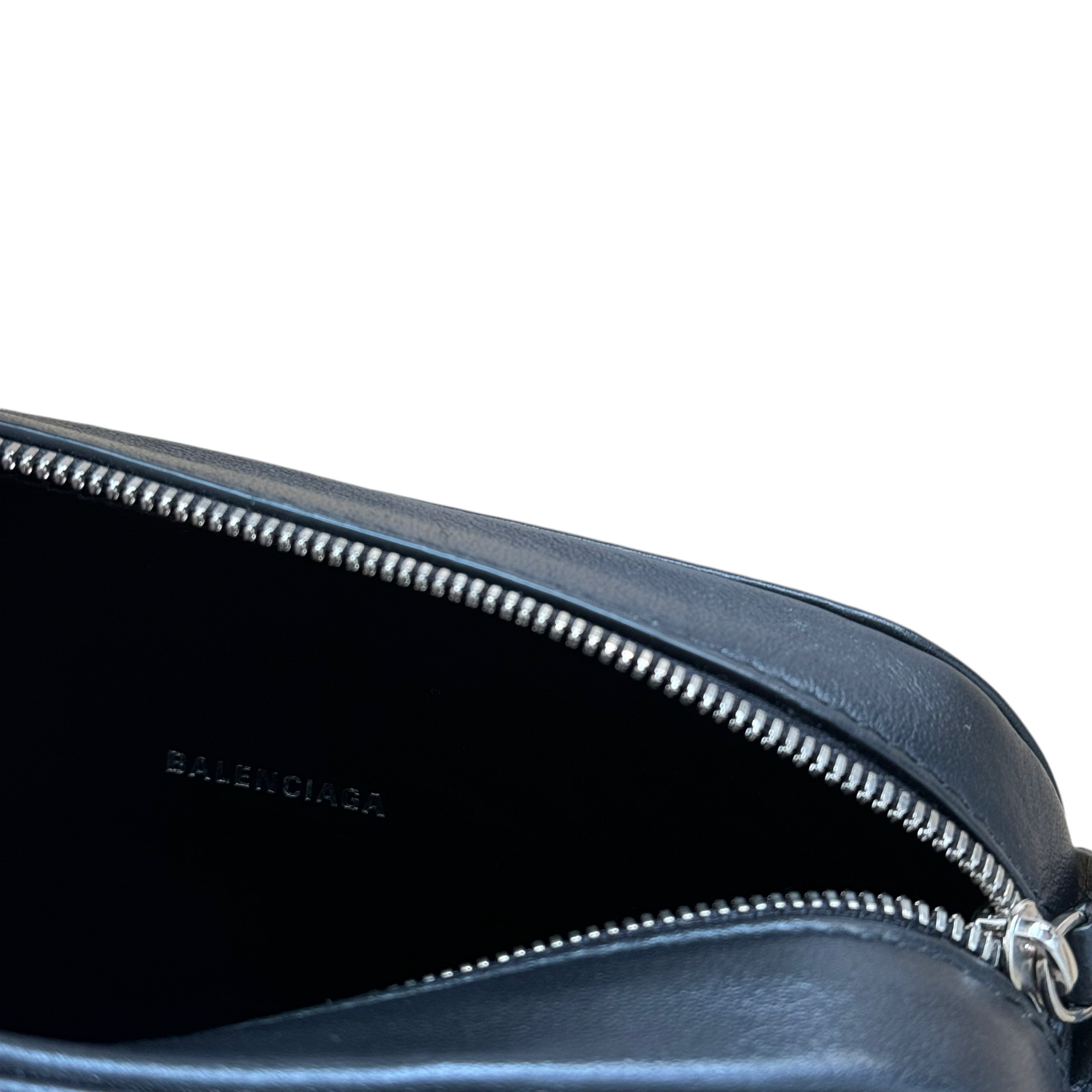 balenciaga black cat camera bag