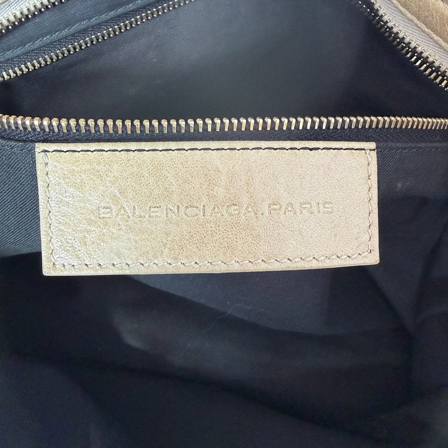 balenciaga 2000s gold perforated city bag