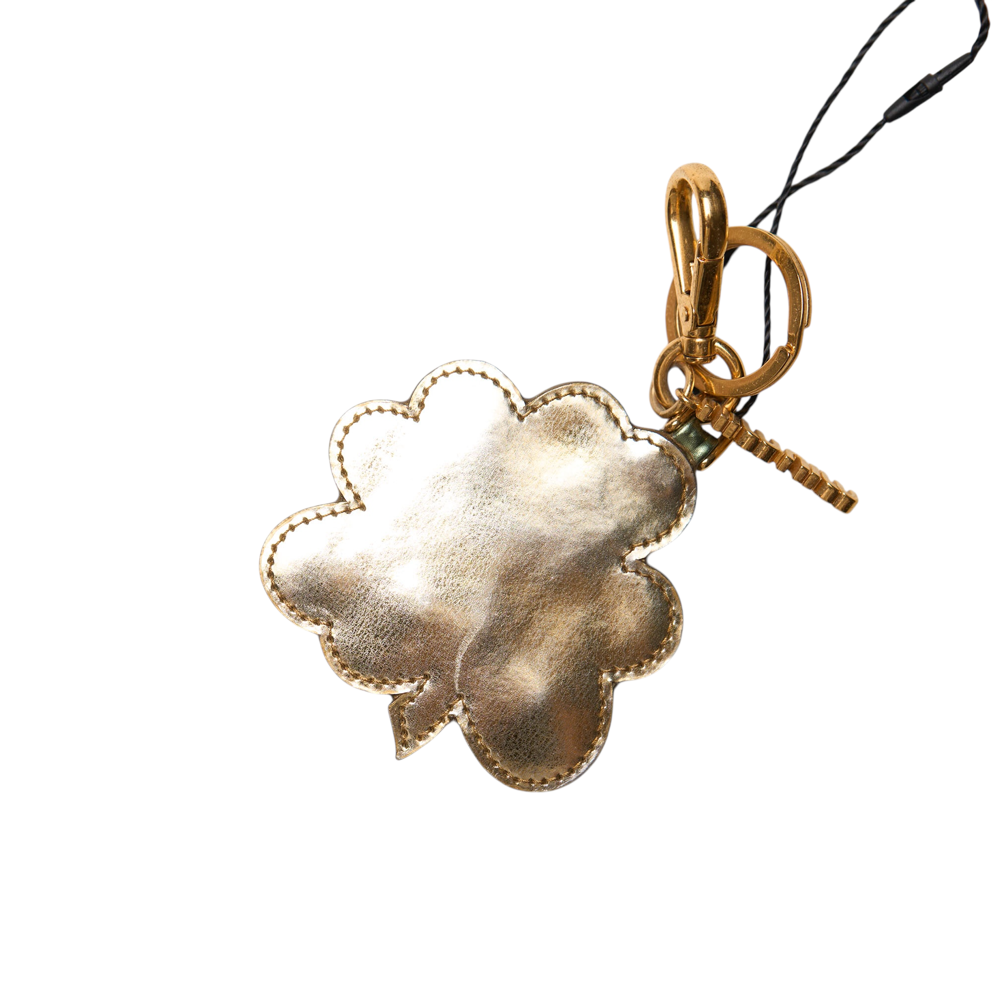 miu miu 4 leaf clover keychain
