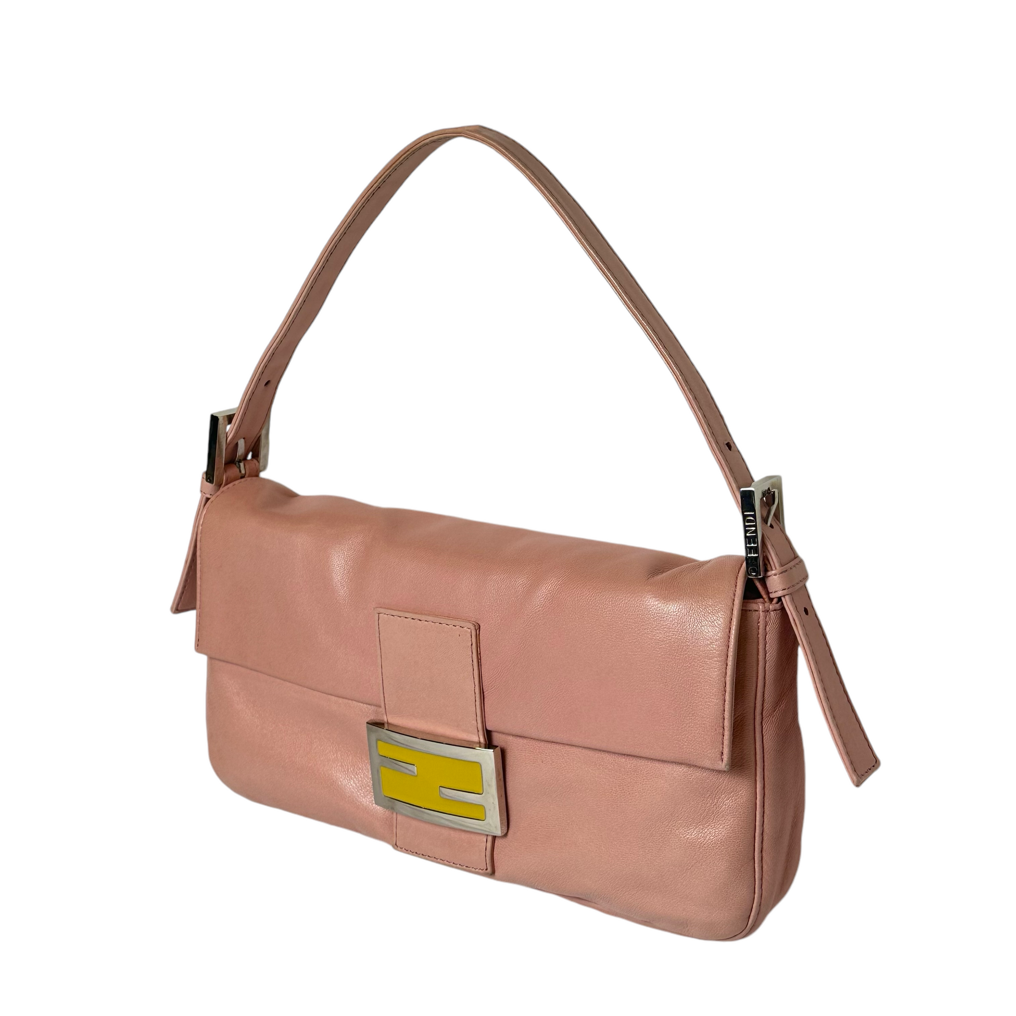 fendi 2000s pink baguette