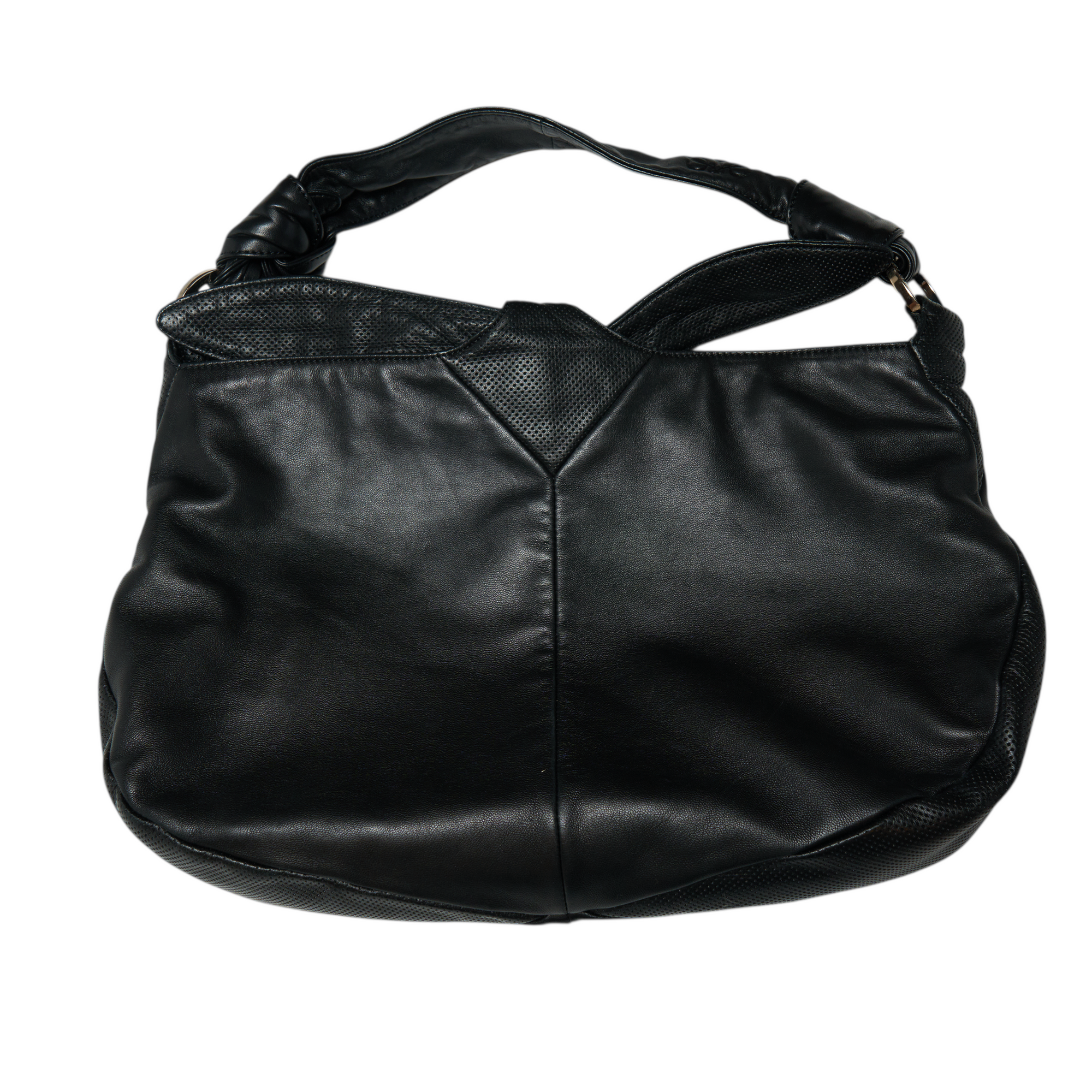 loewe 2000s black ribbon bag