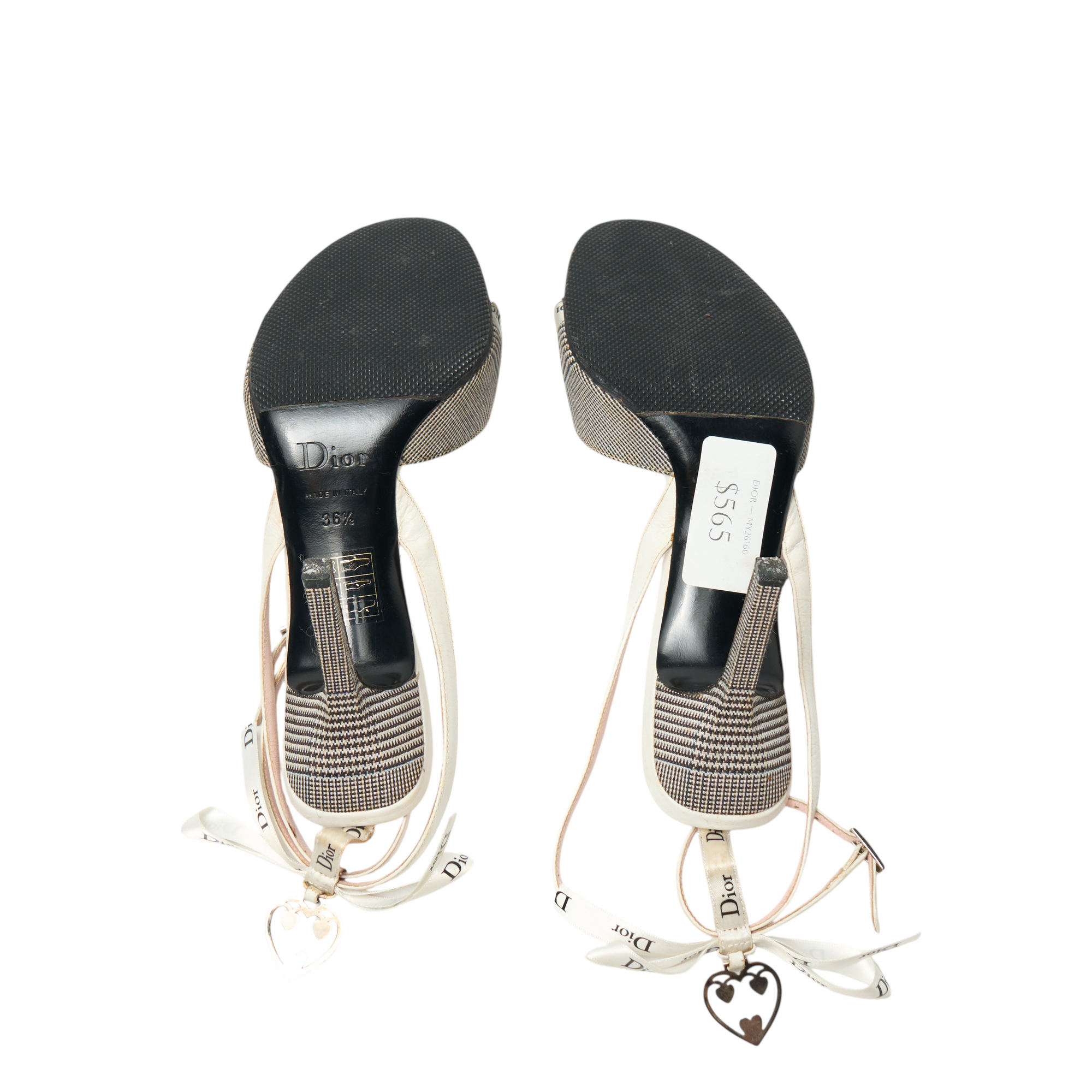 christian dior 2000s bow heels