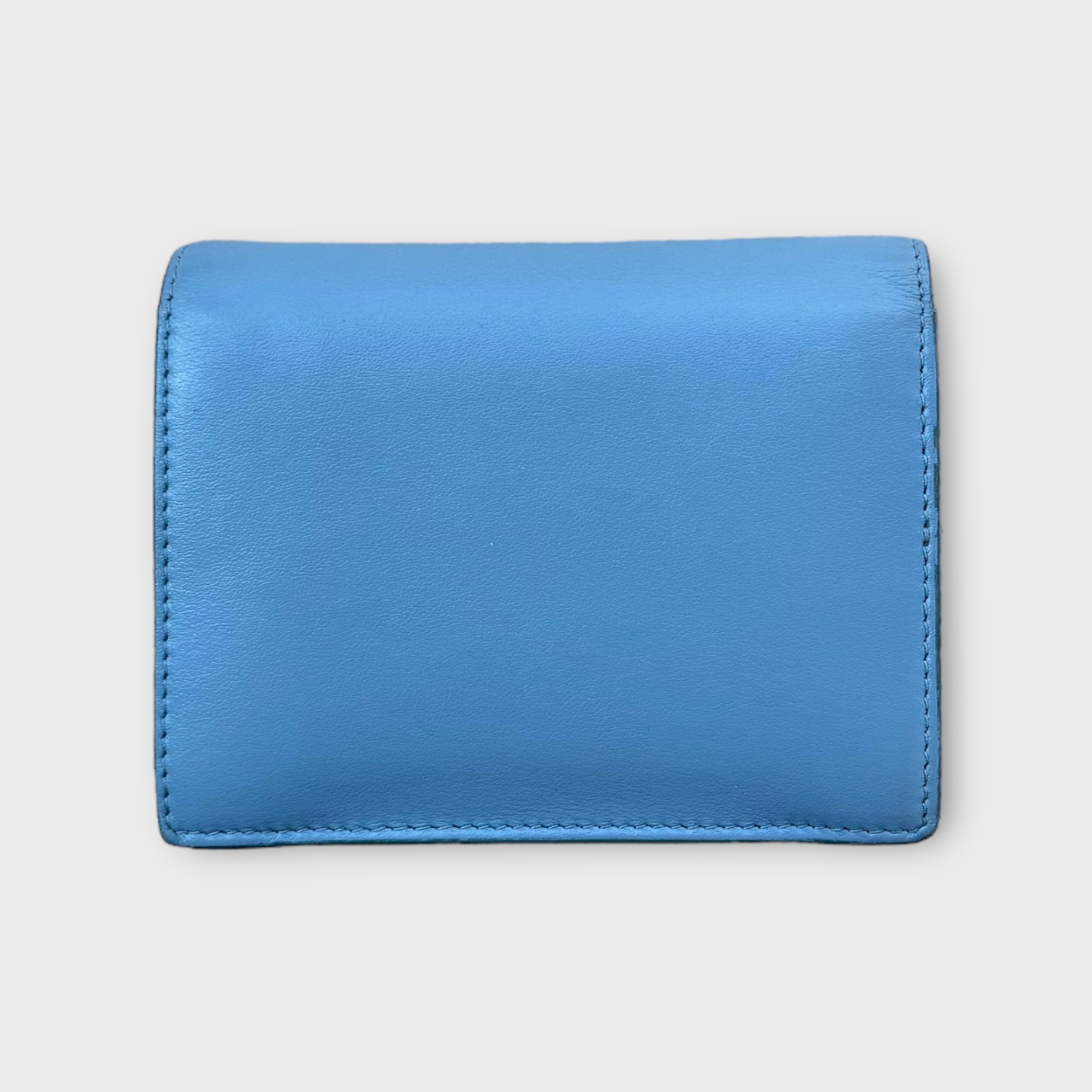 miu miu blue bow wallet