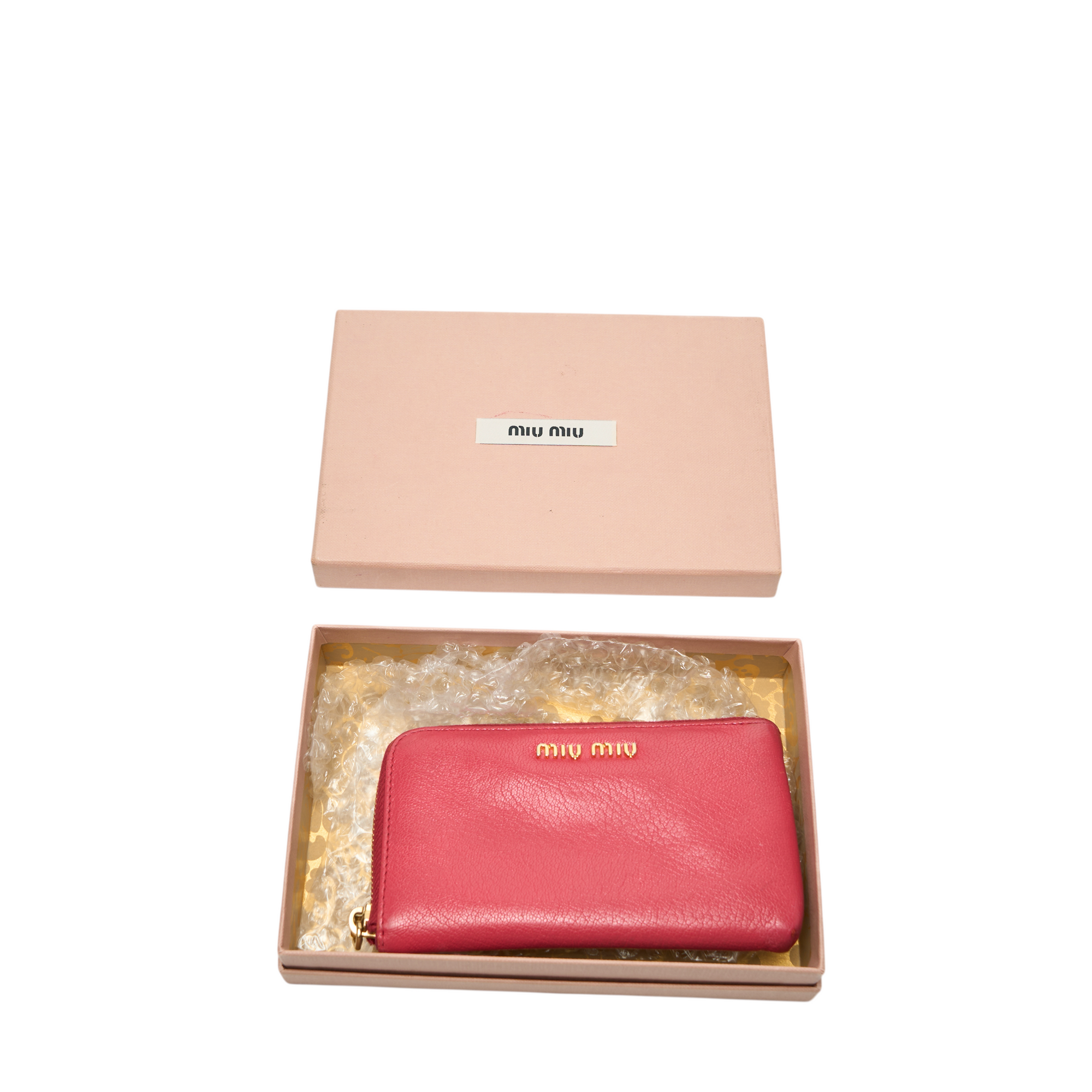 miu miu red wallet