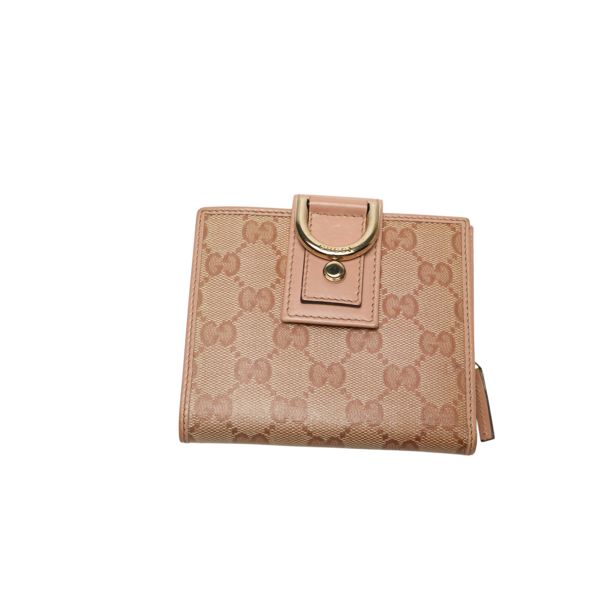 gucci 2000s pink abbey wallet