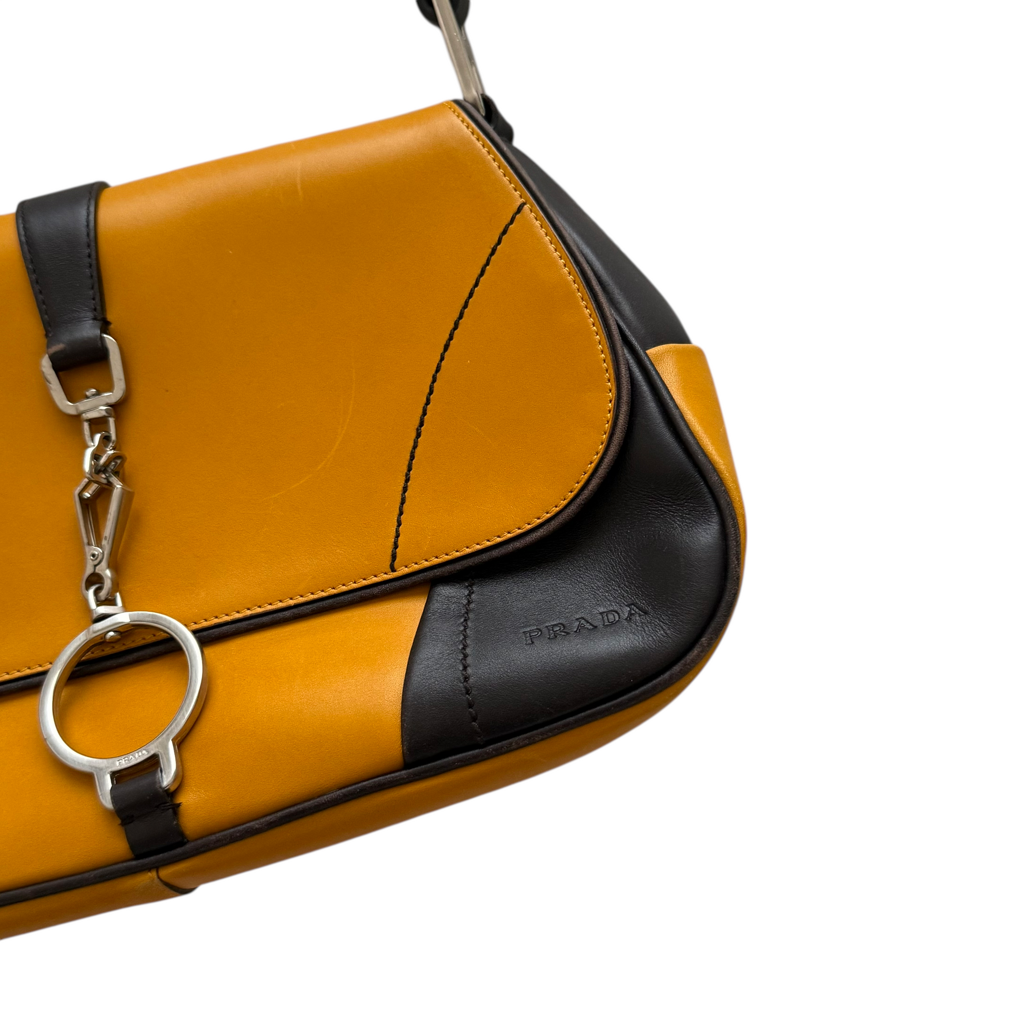 バッグ 00s prada archive leather shoulder bag prada – hachi archive