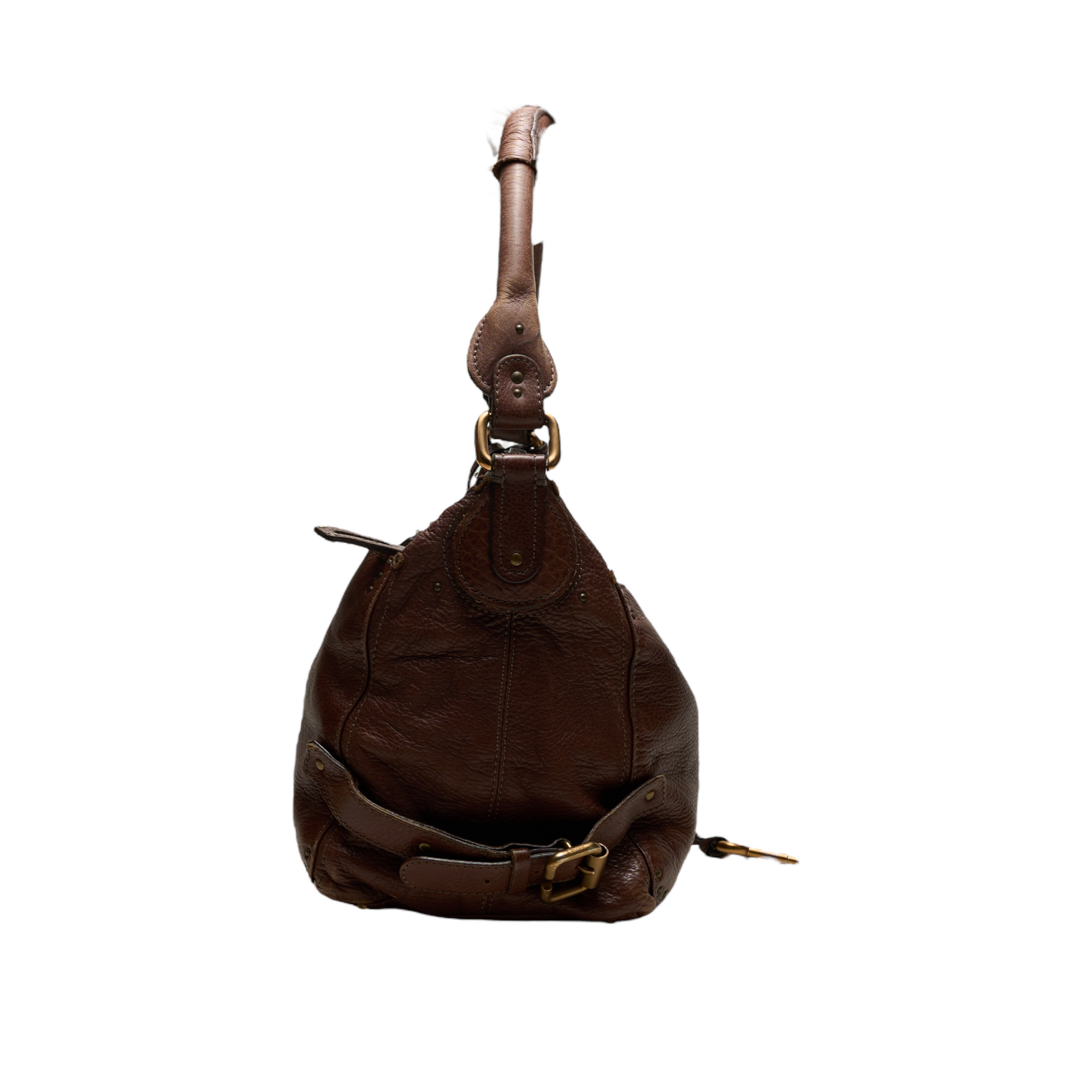 chloé 2000s brown paddington bag