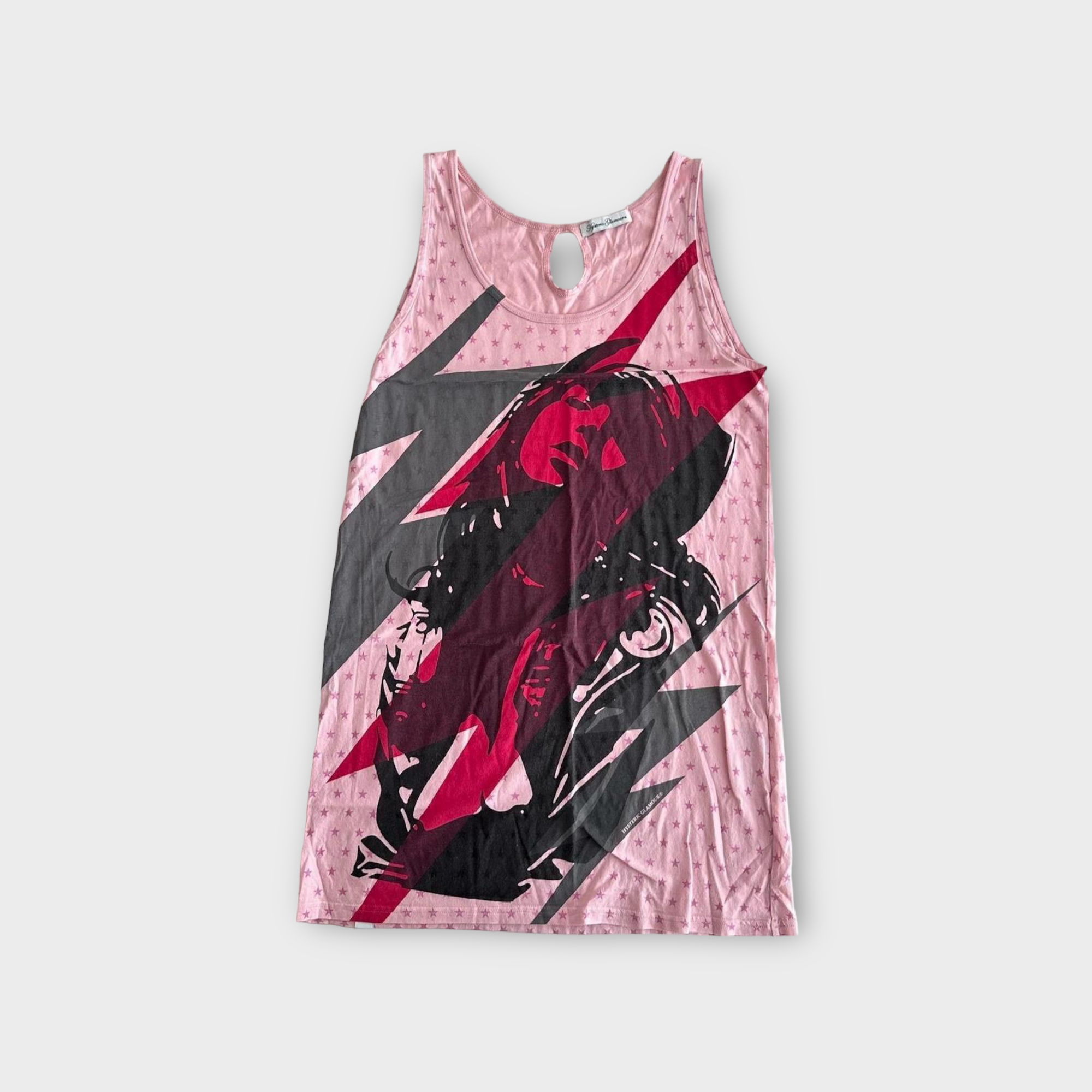 hysteric glamour pink tank top