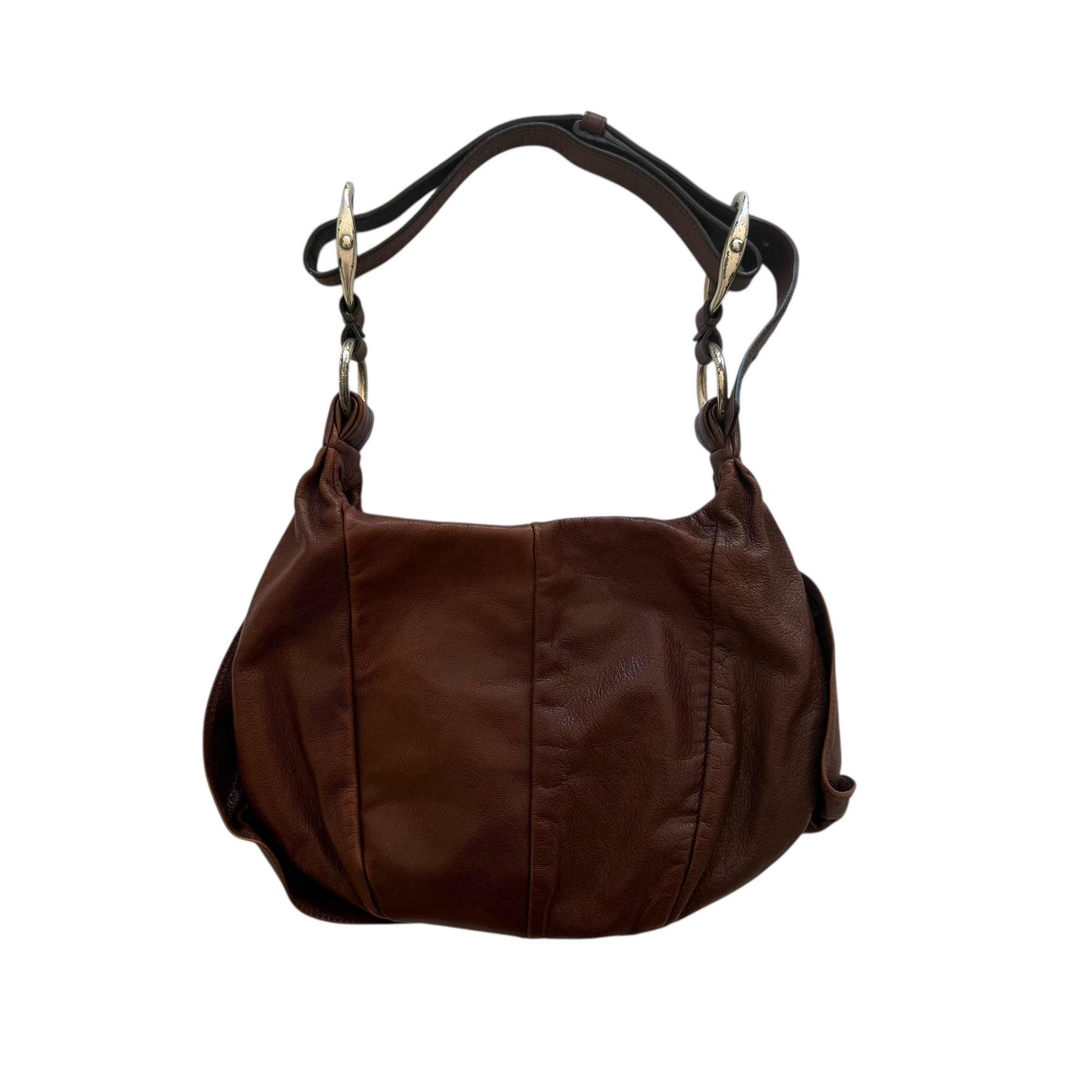 yves saint laurent brown shoulder bag