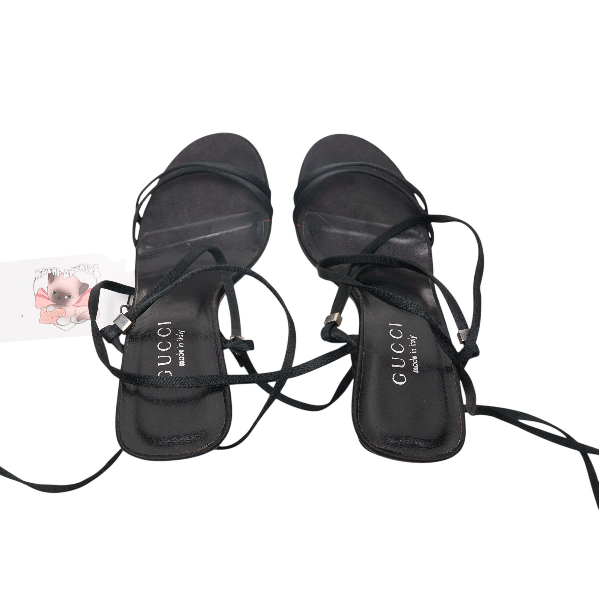 gucci 2000s black heels