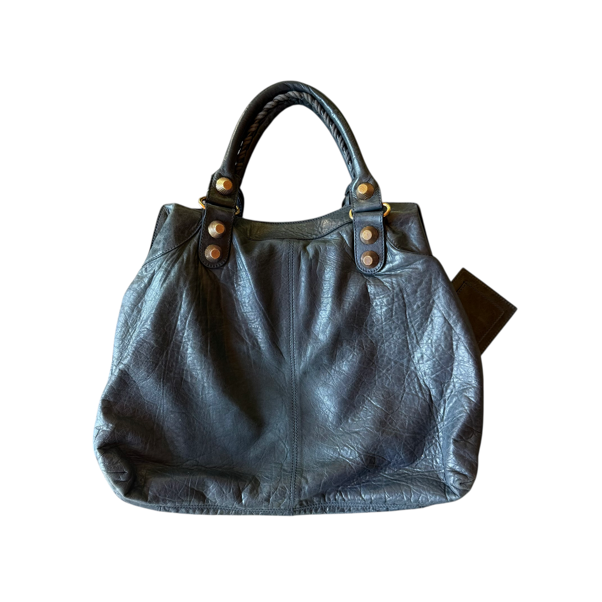 balenciaga 2000s gray city bag
