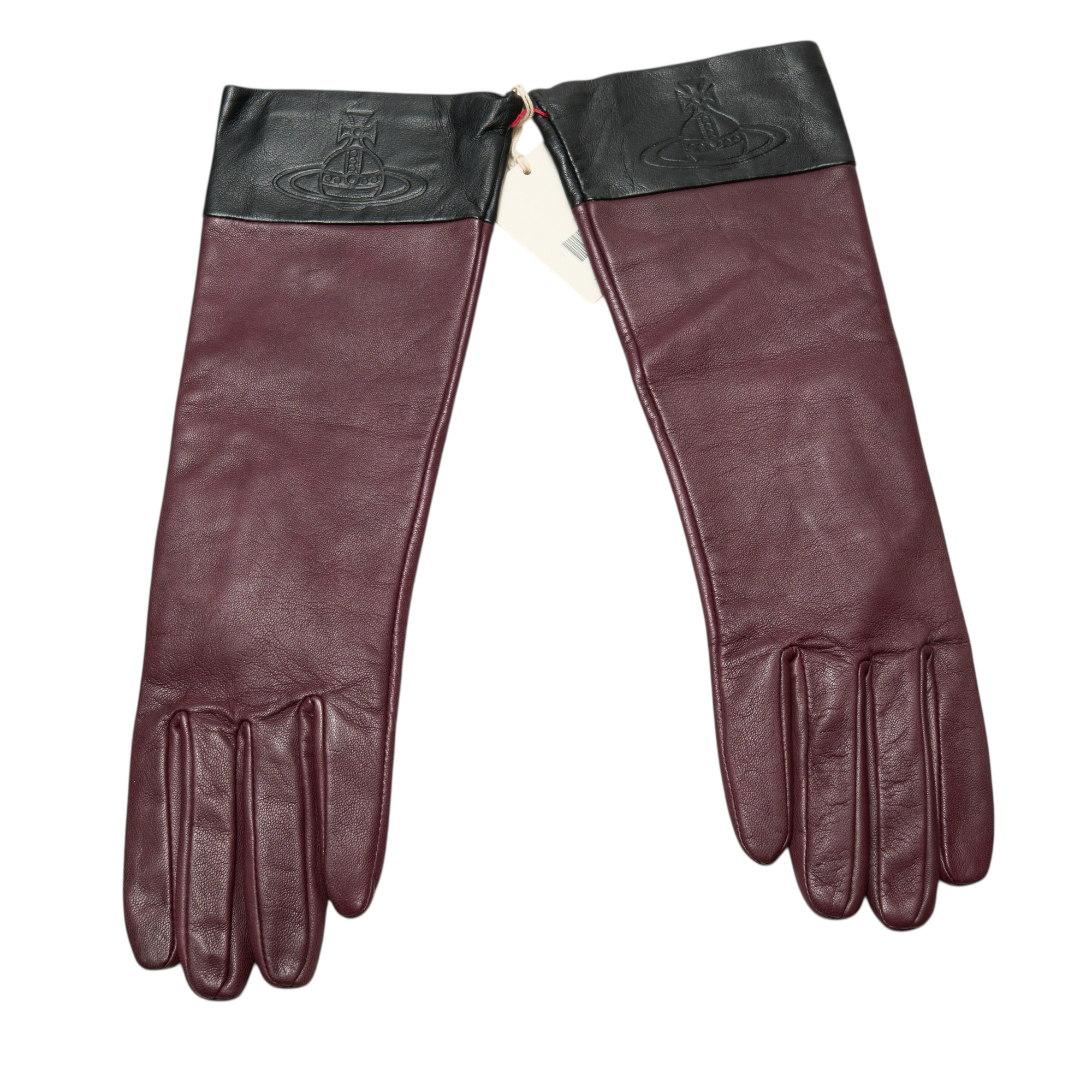 vivienne westwood burgundy gloves