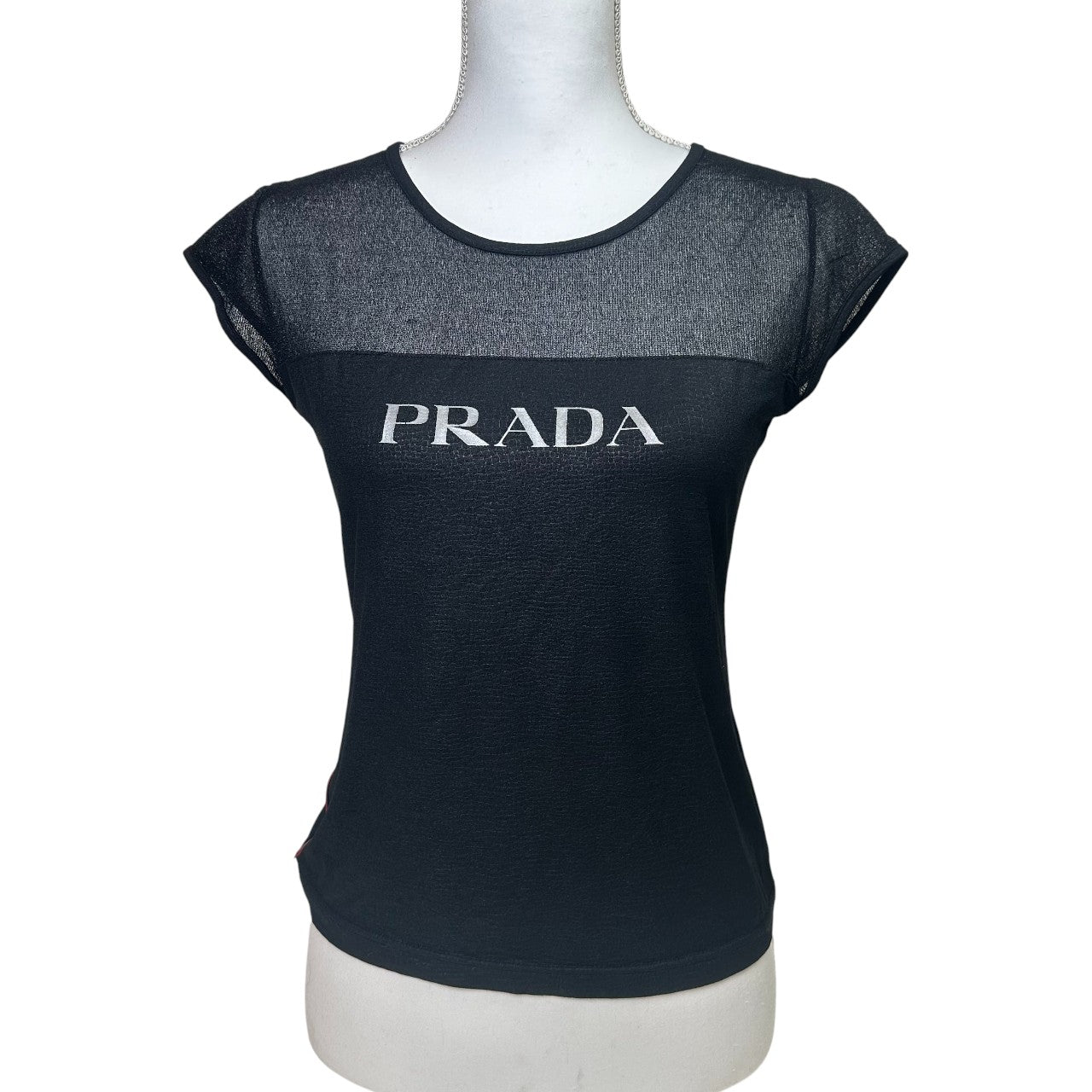 prada sport 2000s black top