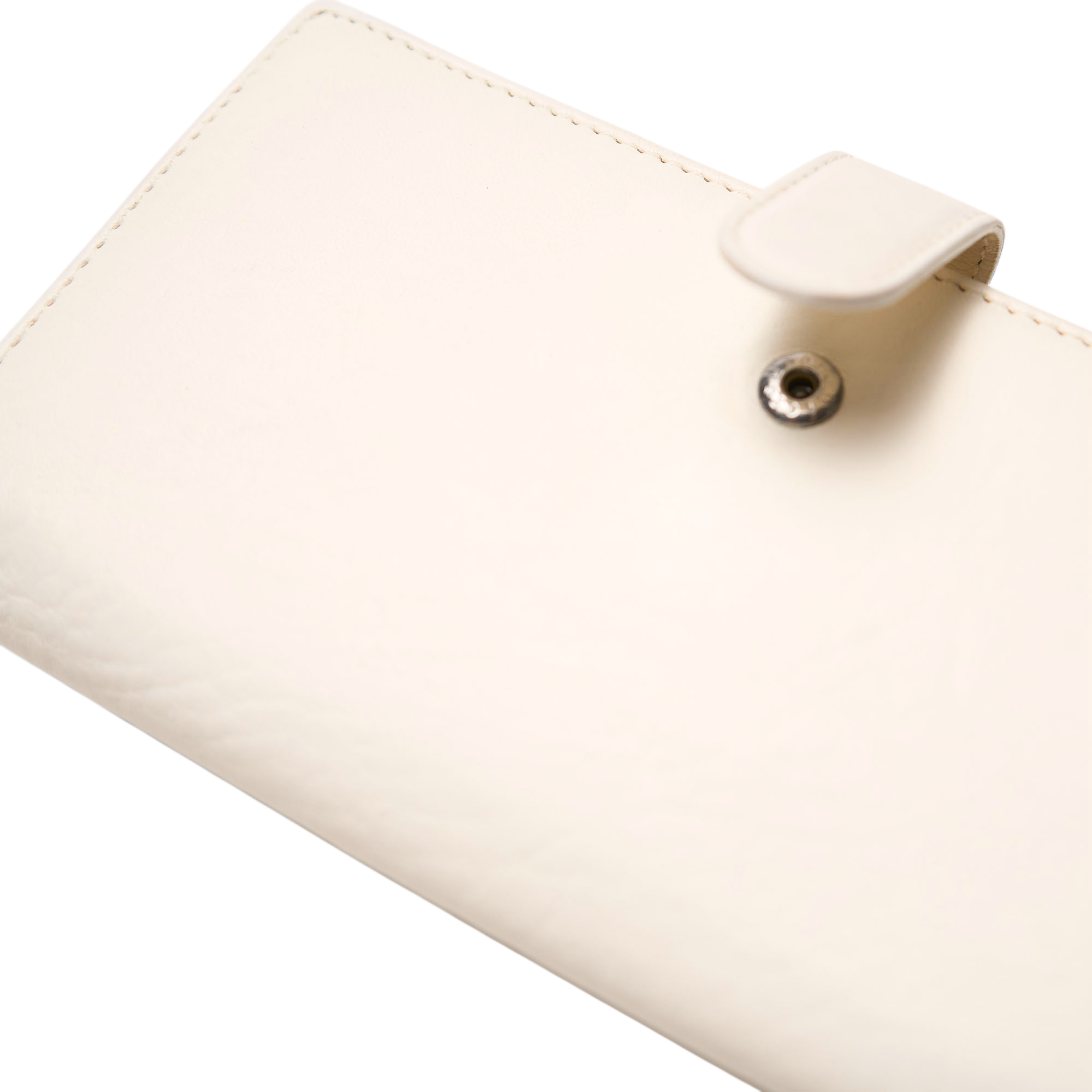 christian dior 2000s cream wallet