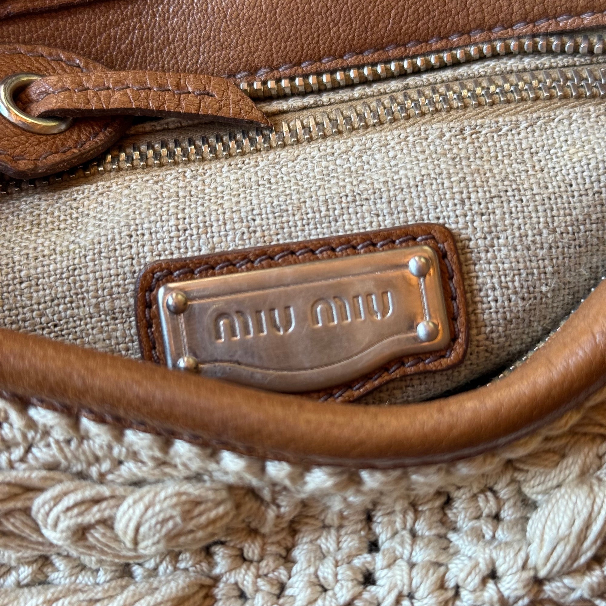 miu miu 2000s shoulder bag