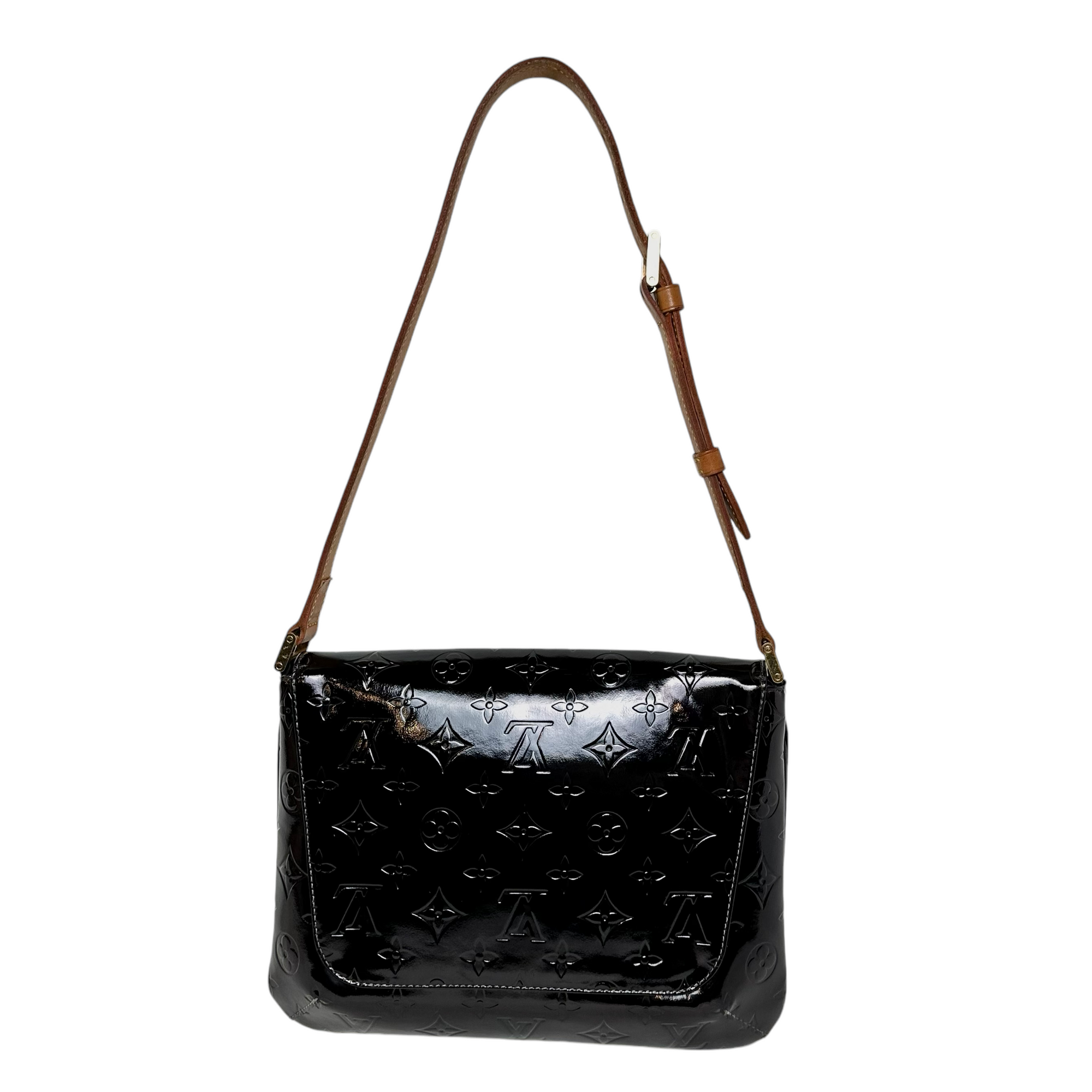 louis vuitton 2000s black shoulder bag