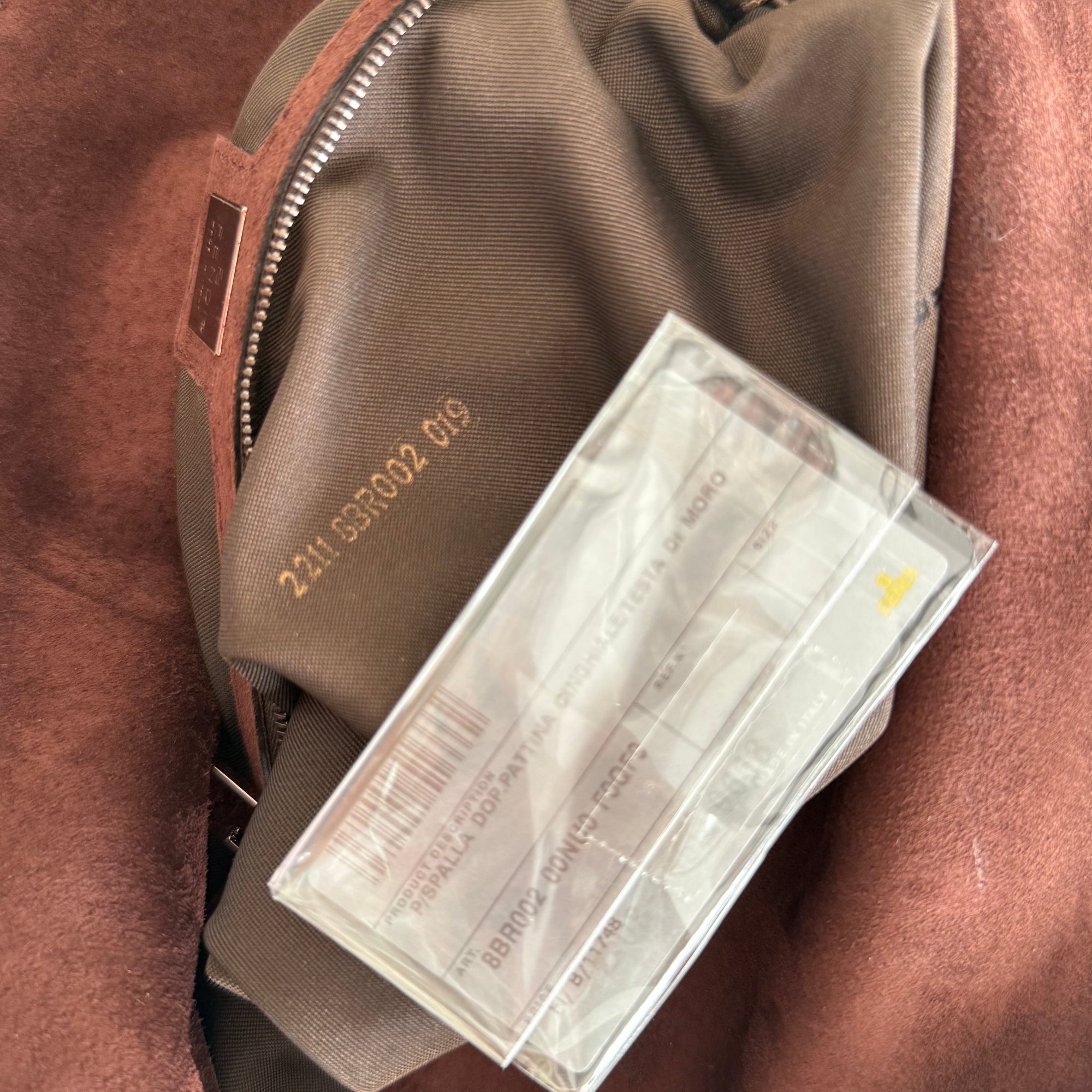 fendi 2000s brown baguette bag