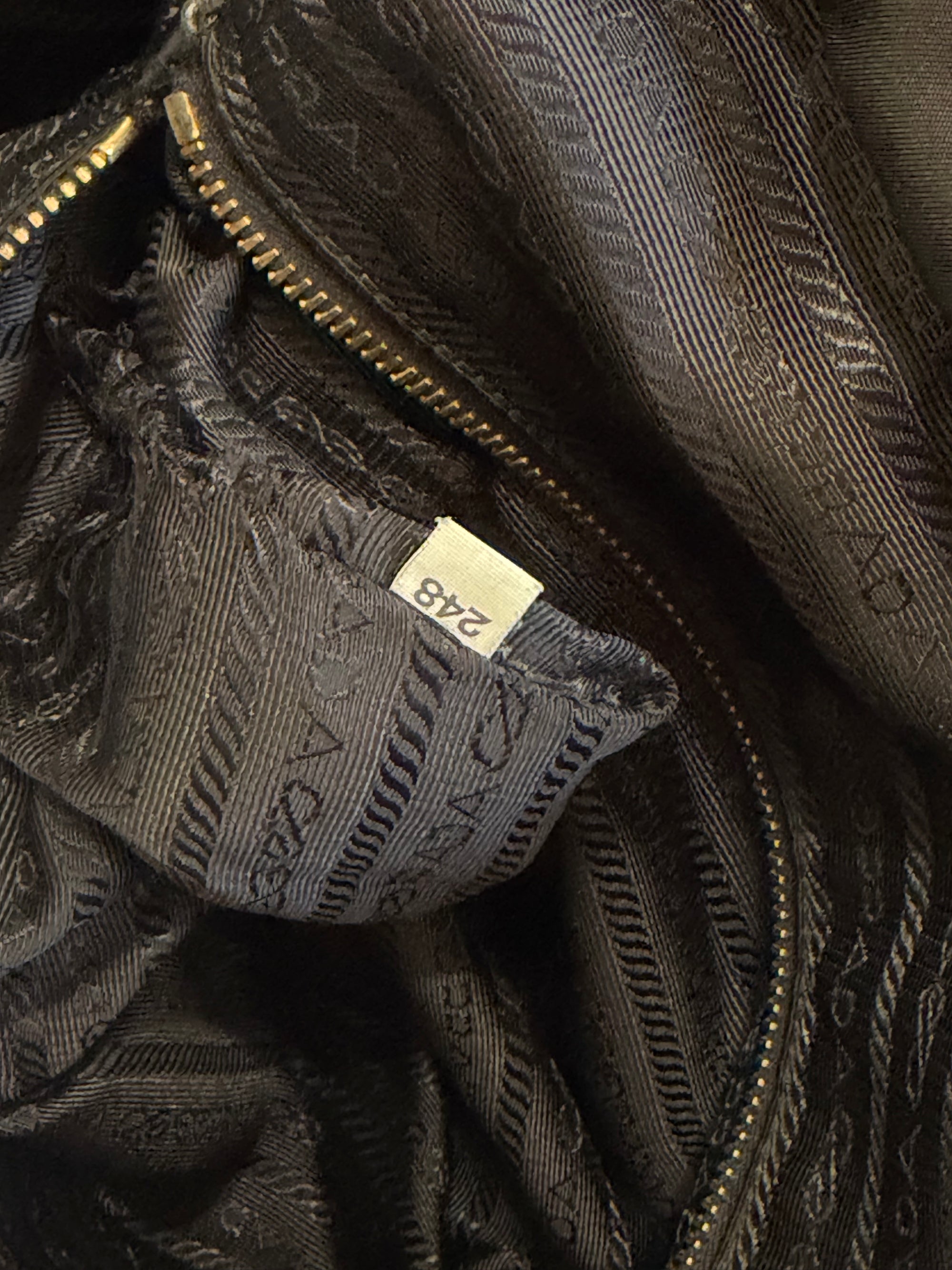 prada 2000s robot tote bag