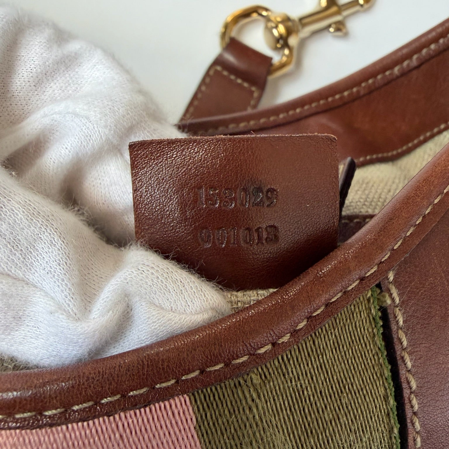 gucci 2000s brown jackie bag