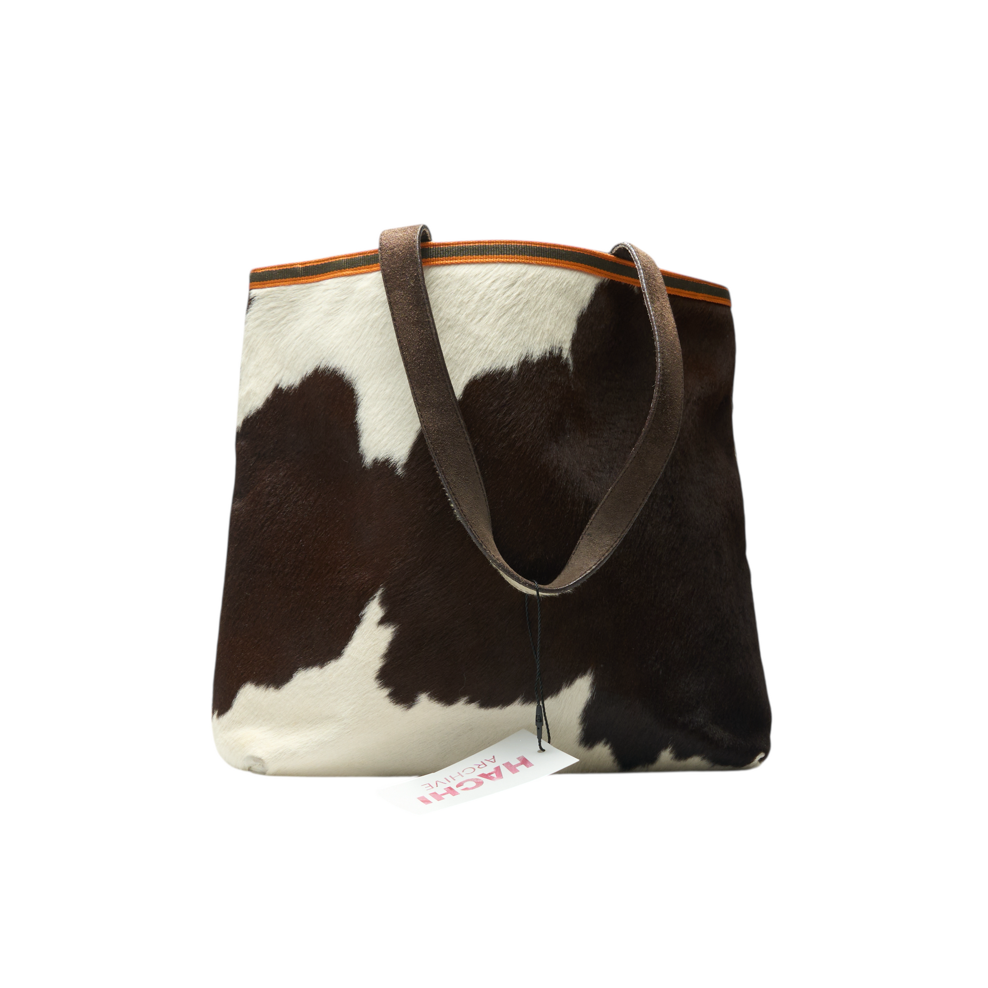miu miu 2000s pony hair harako tote bag