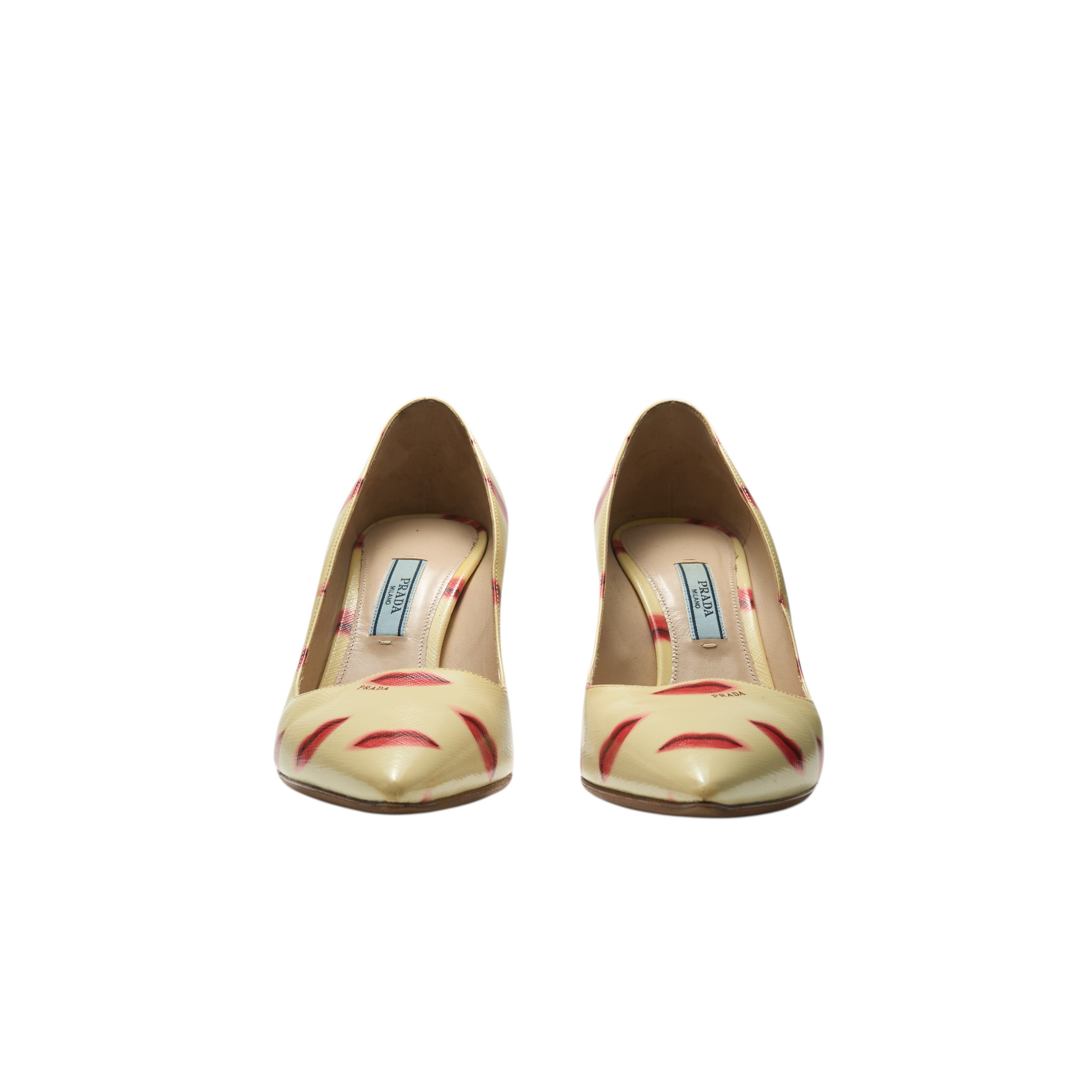 prada 2000s lip heels
