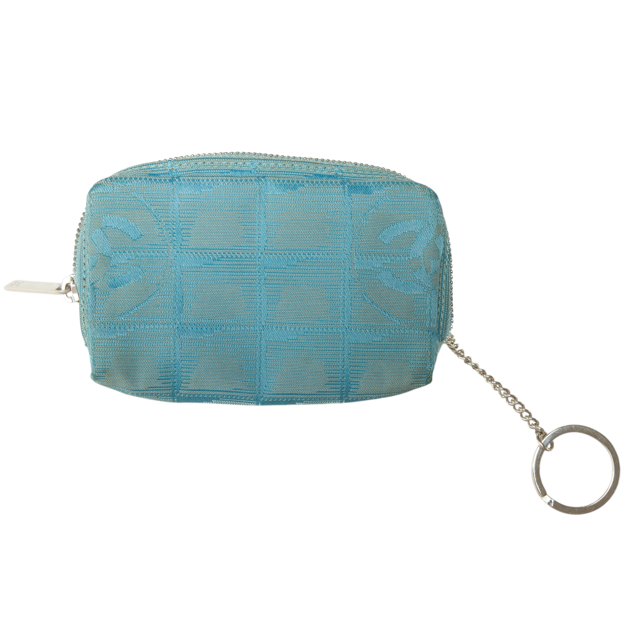 chanel 2003 blue travel ligne wallet