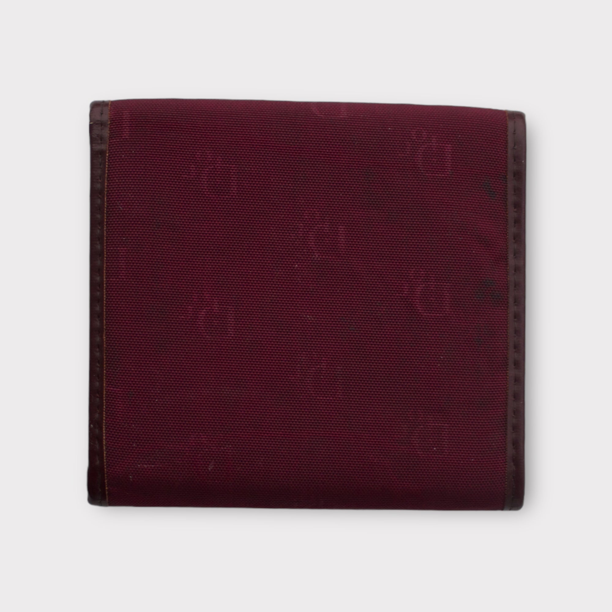 christian dior 2000s burgundy red wallet