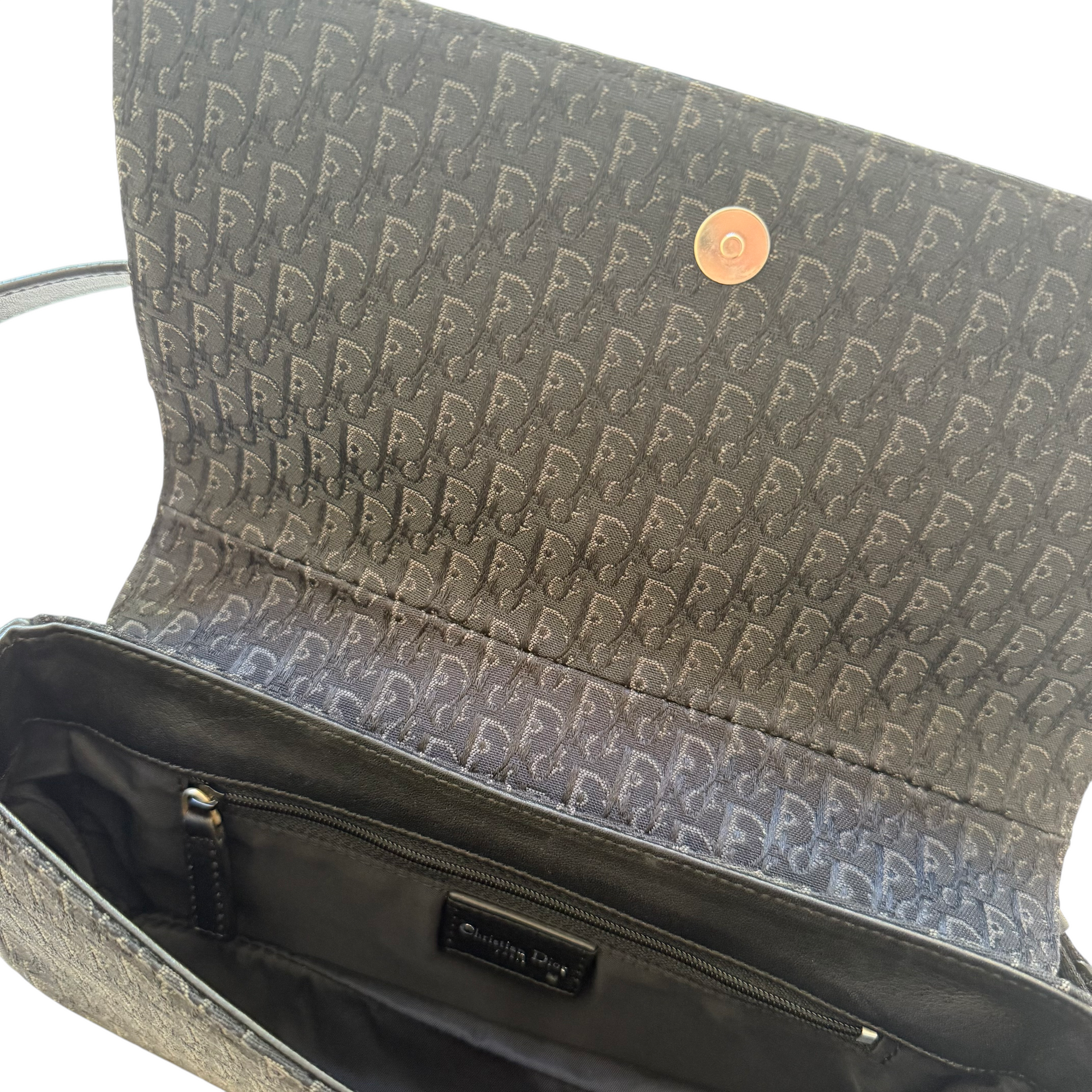 christian dior 2000s black shoulder bag