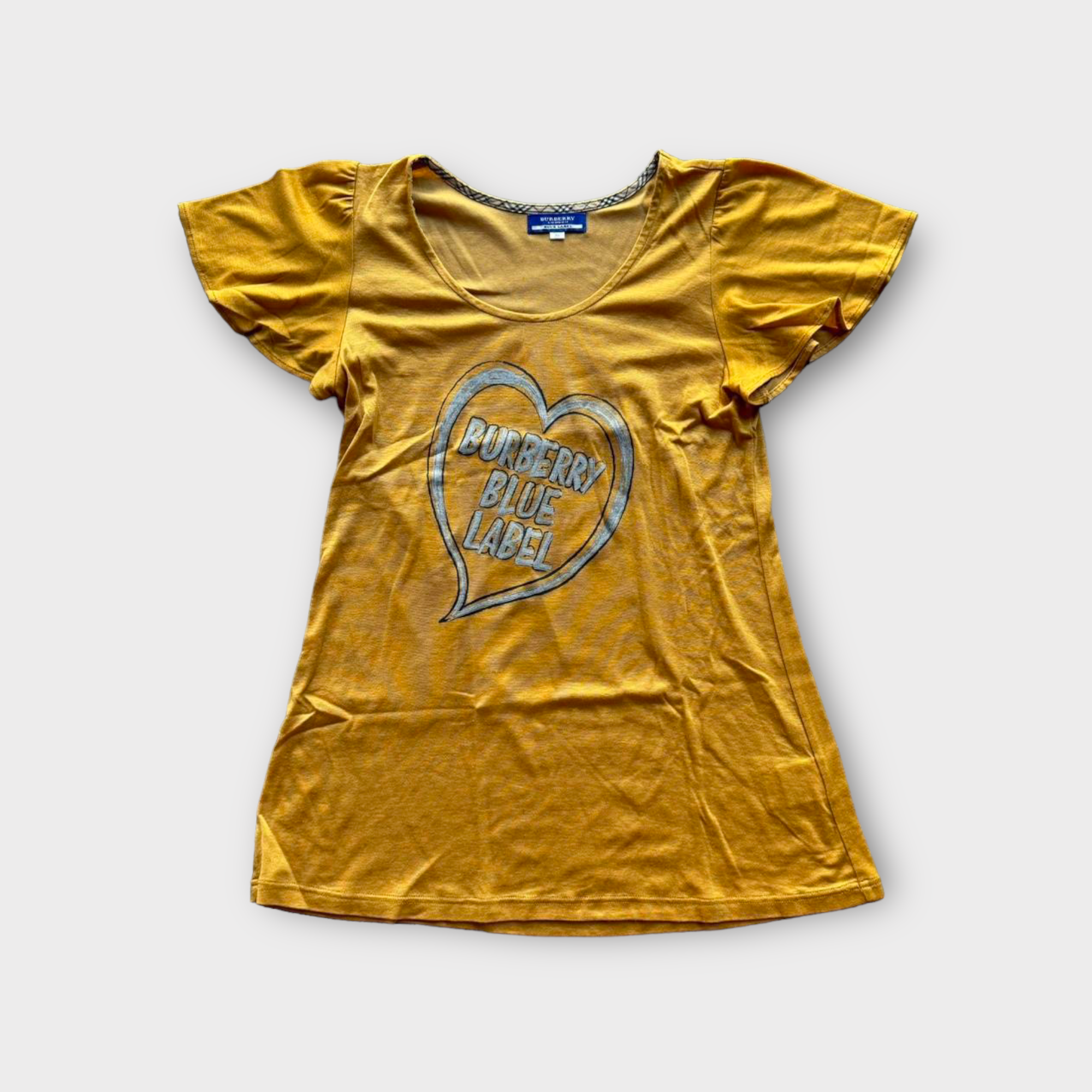 burberry yellow heart top