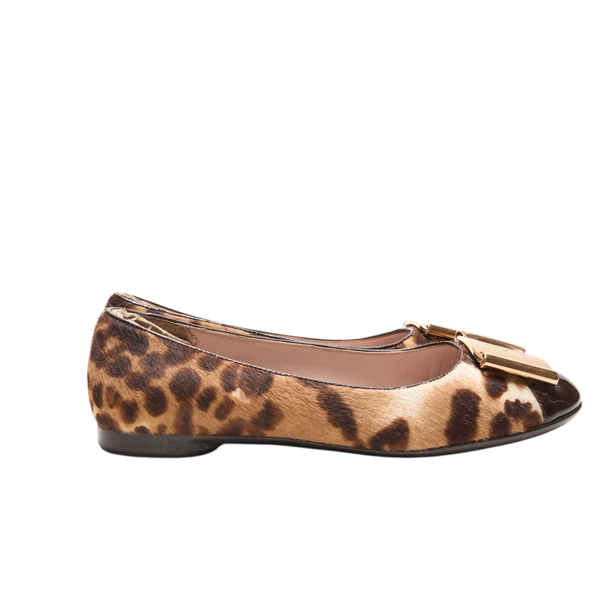 salvatore ferragamo 2000s leopard ballet flats